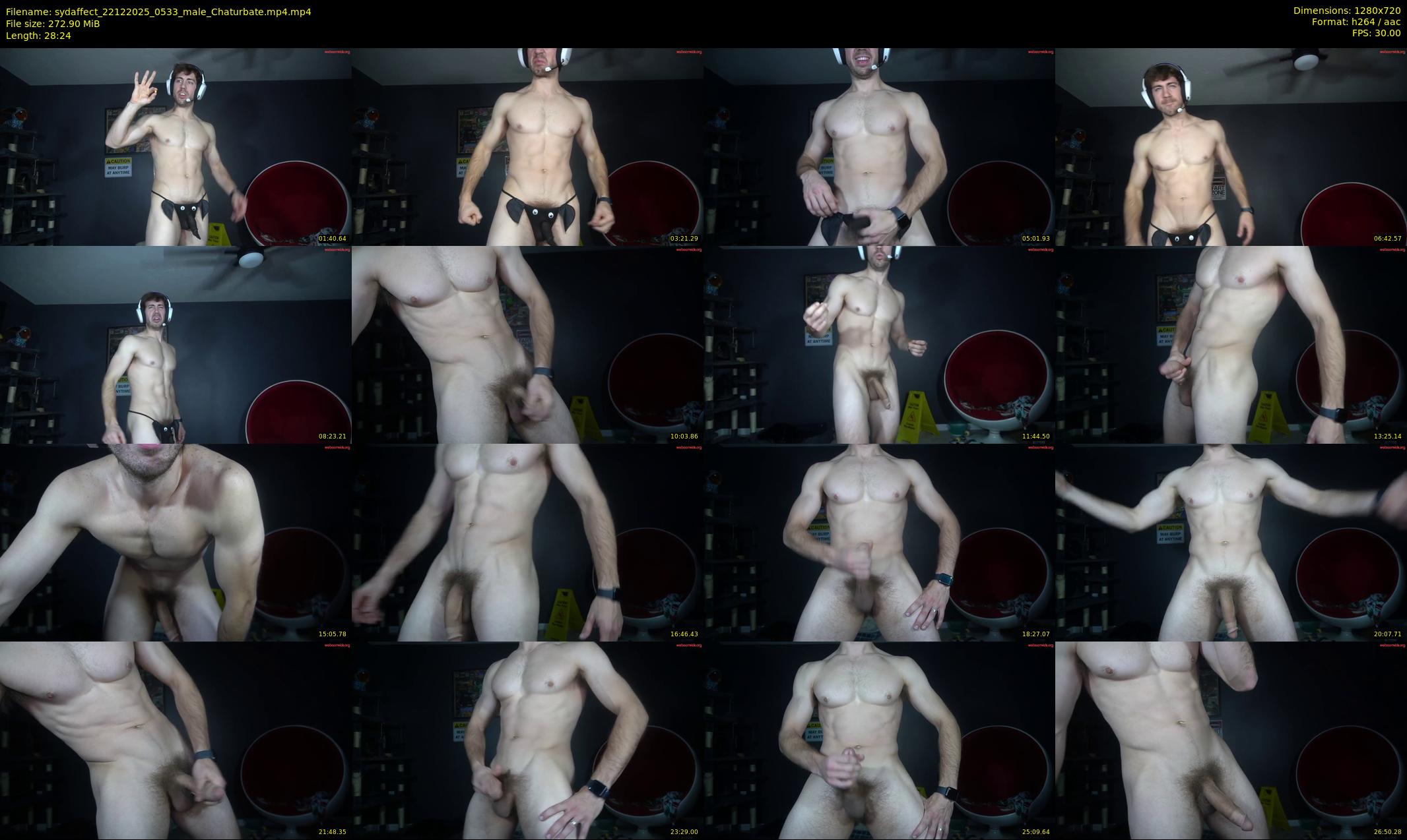 sydaffect — Chaturbate Male stripcam clip, Dec 21, 2025