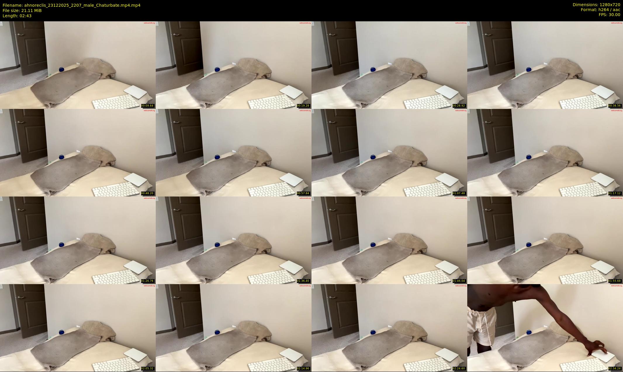 ahnoreclis — Chaturbate Male stripcam clip, Dec 23, 2025