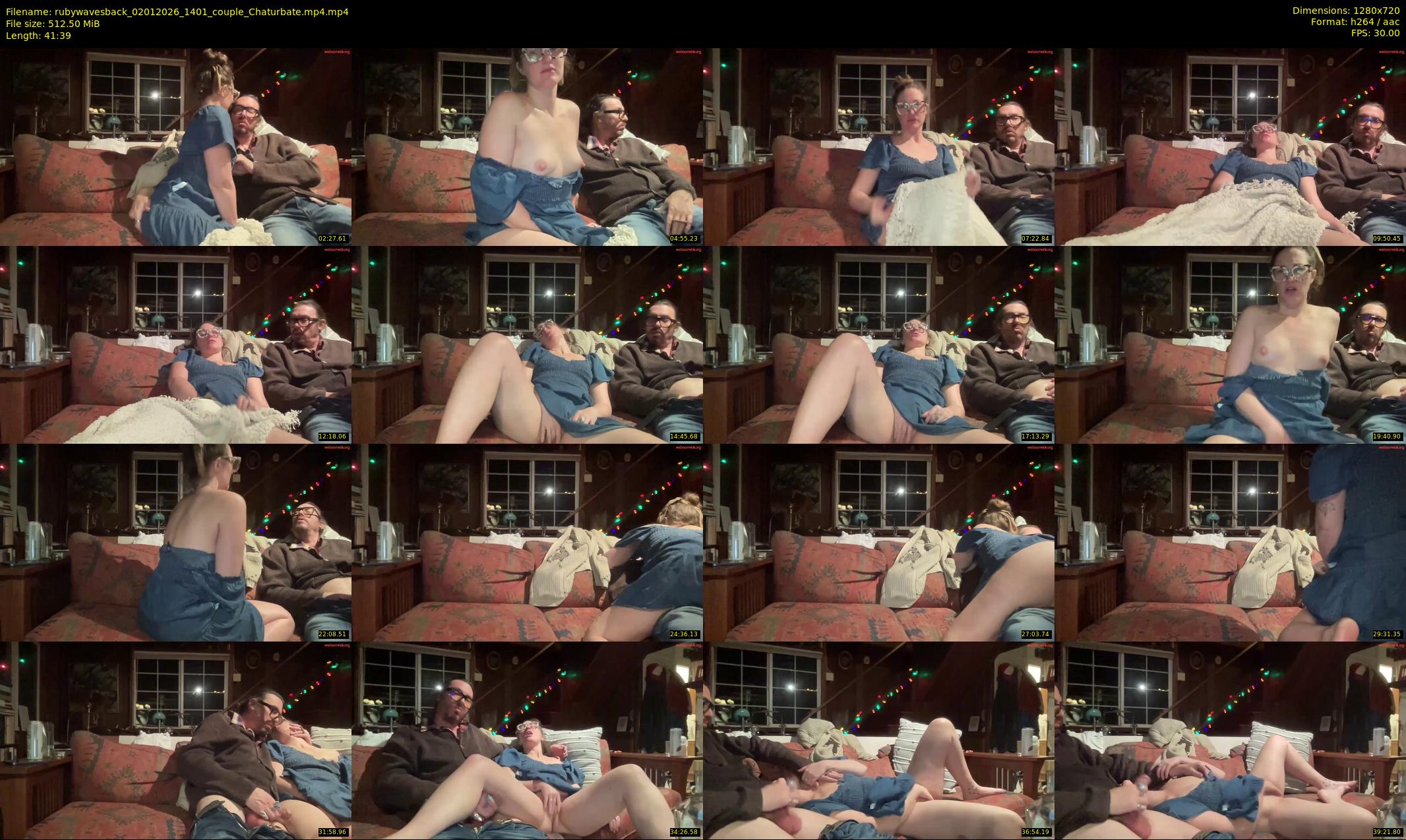 rubywavesback — 42 minute Chaturbate Couple stripcam clip, Jan 2, 2026