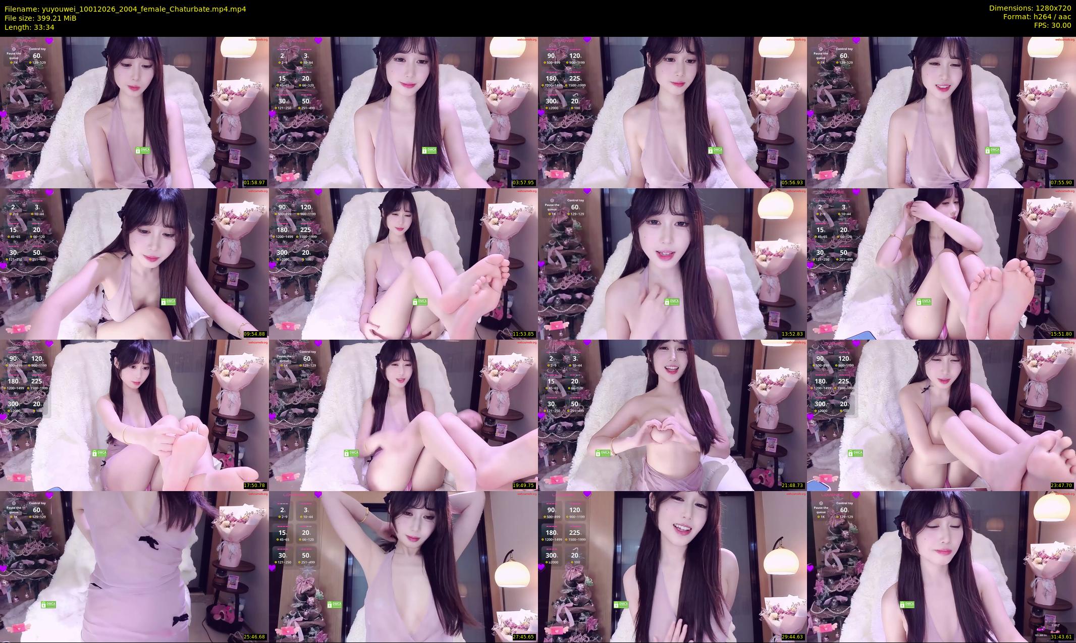 yuyouwei — Chaturbate Female stripcam clip, Jan 10, 2026