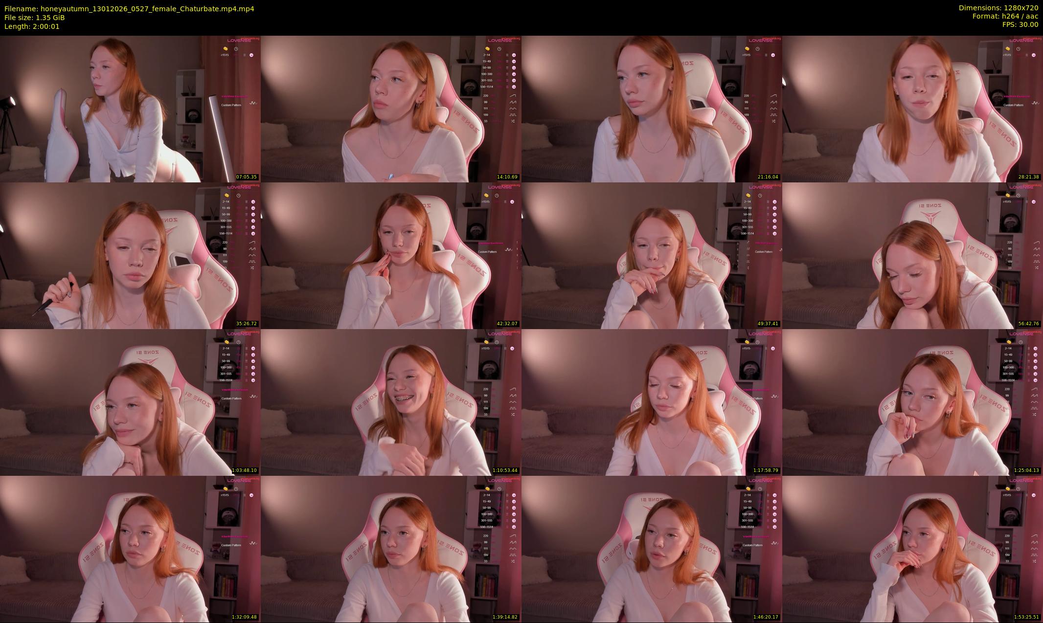 honeyautumn — Chaturbate Female stripcam clip, Jan 12, 2026