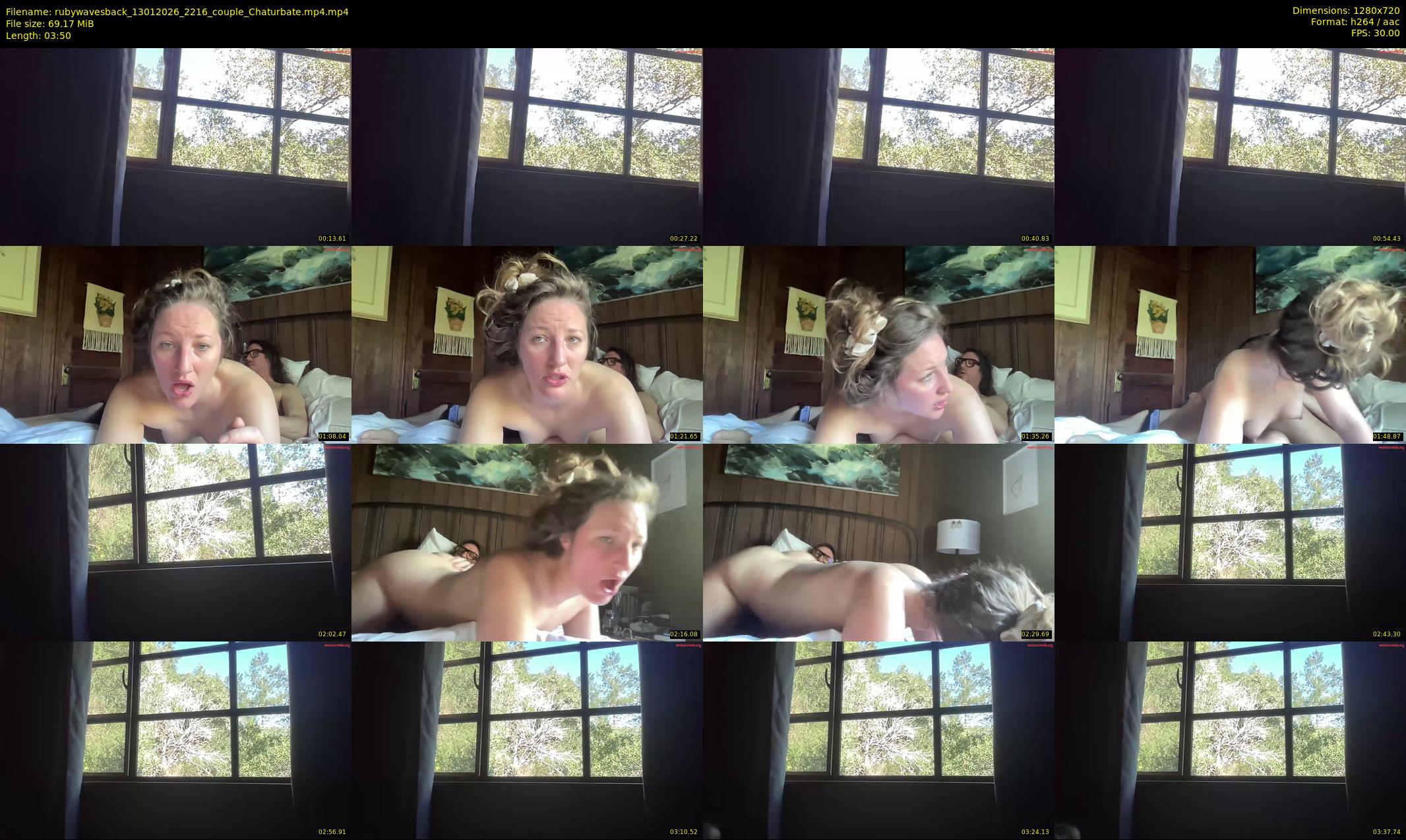 rubywavesback — 4 minute Chaturbate Couple stripcam clip, Jan 13, 2026
