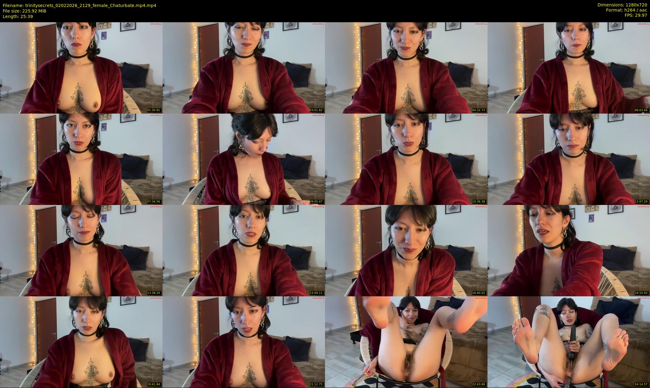 trinitysecrets — Chaturbate Female stripcam clip, Feb 2, 2026