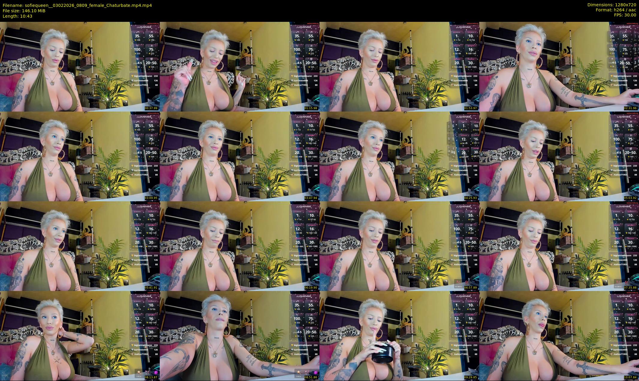 sofiequeen_ — Chaturbate Female stripcam clip, Feb 3, 2026