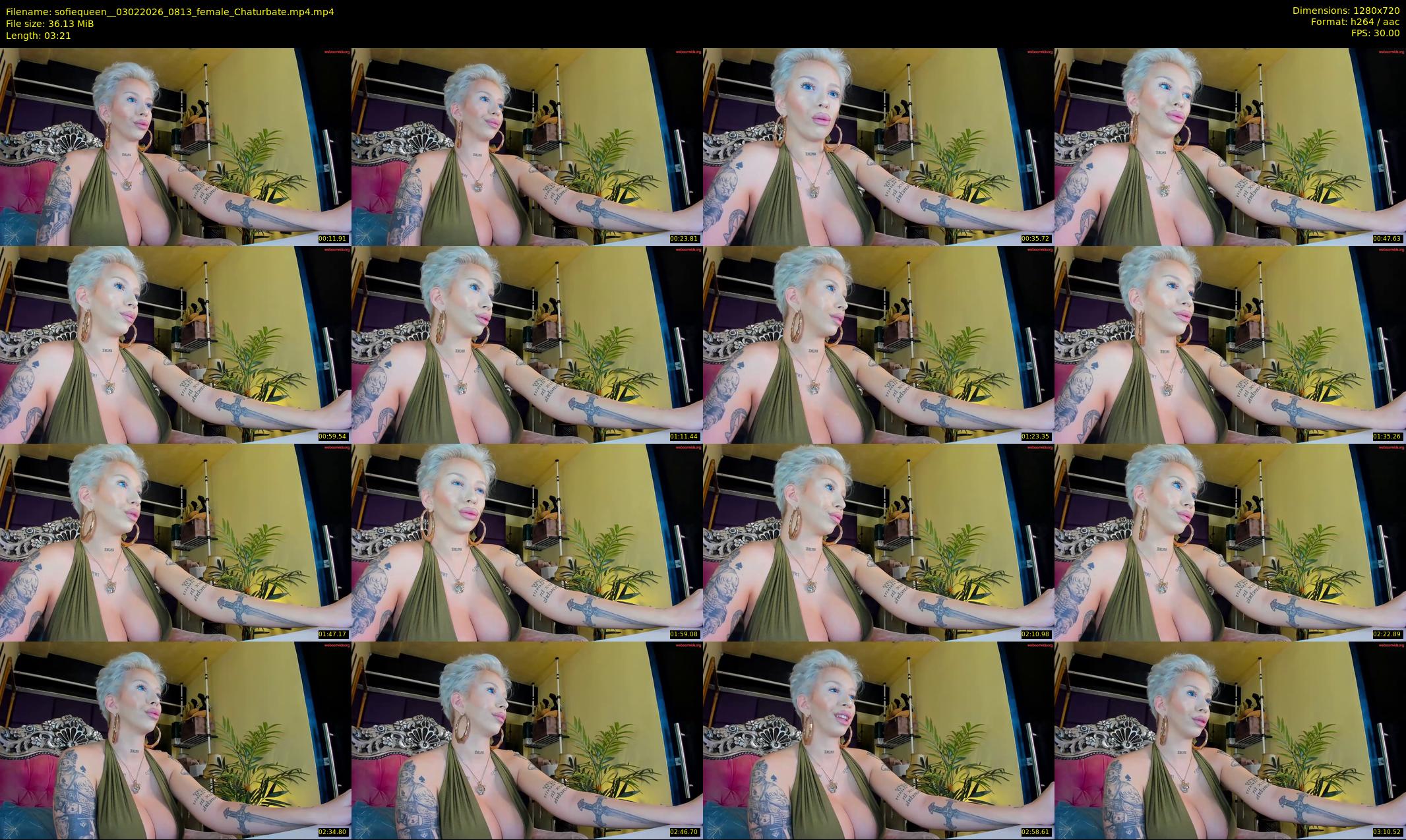 sofiequeen_ — Chaturbate Female stripcam clip, Feb 3, 2026