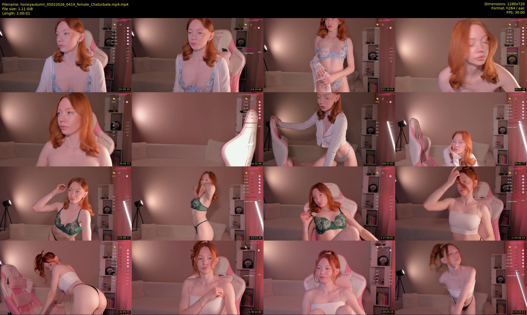 honeyautumn — Chaturbate Female stripcam clip, Feb 4, 2026