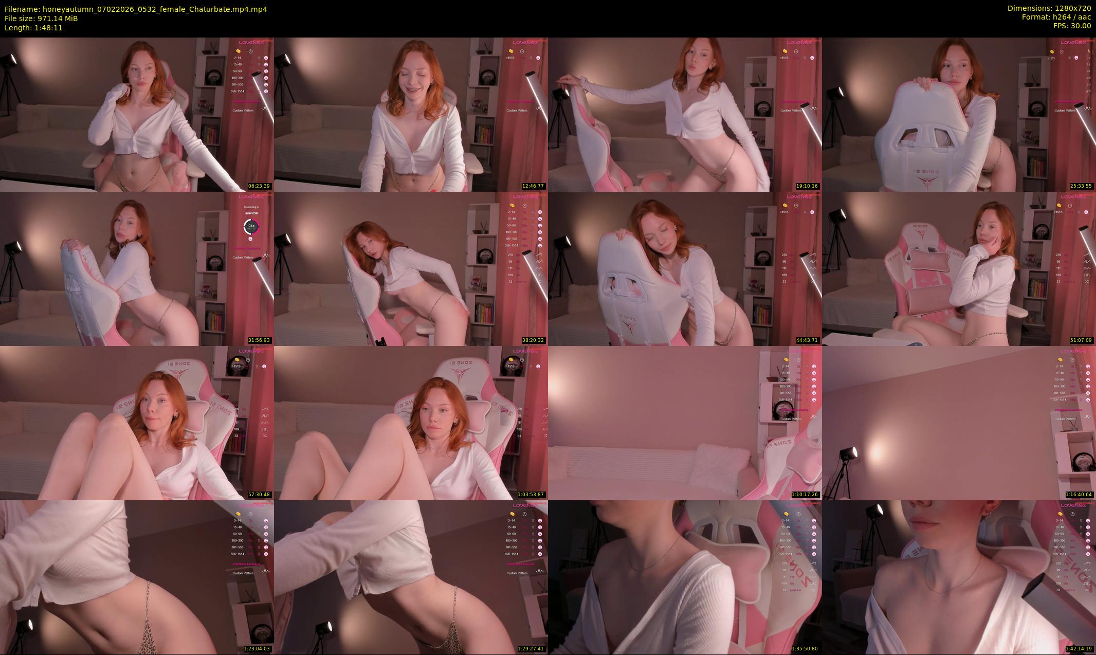 honeyautumn — Chaturbate Female stripcam clip, Feb 6, 2026