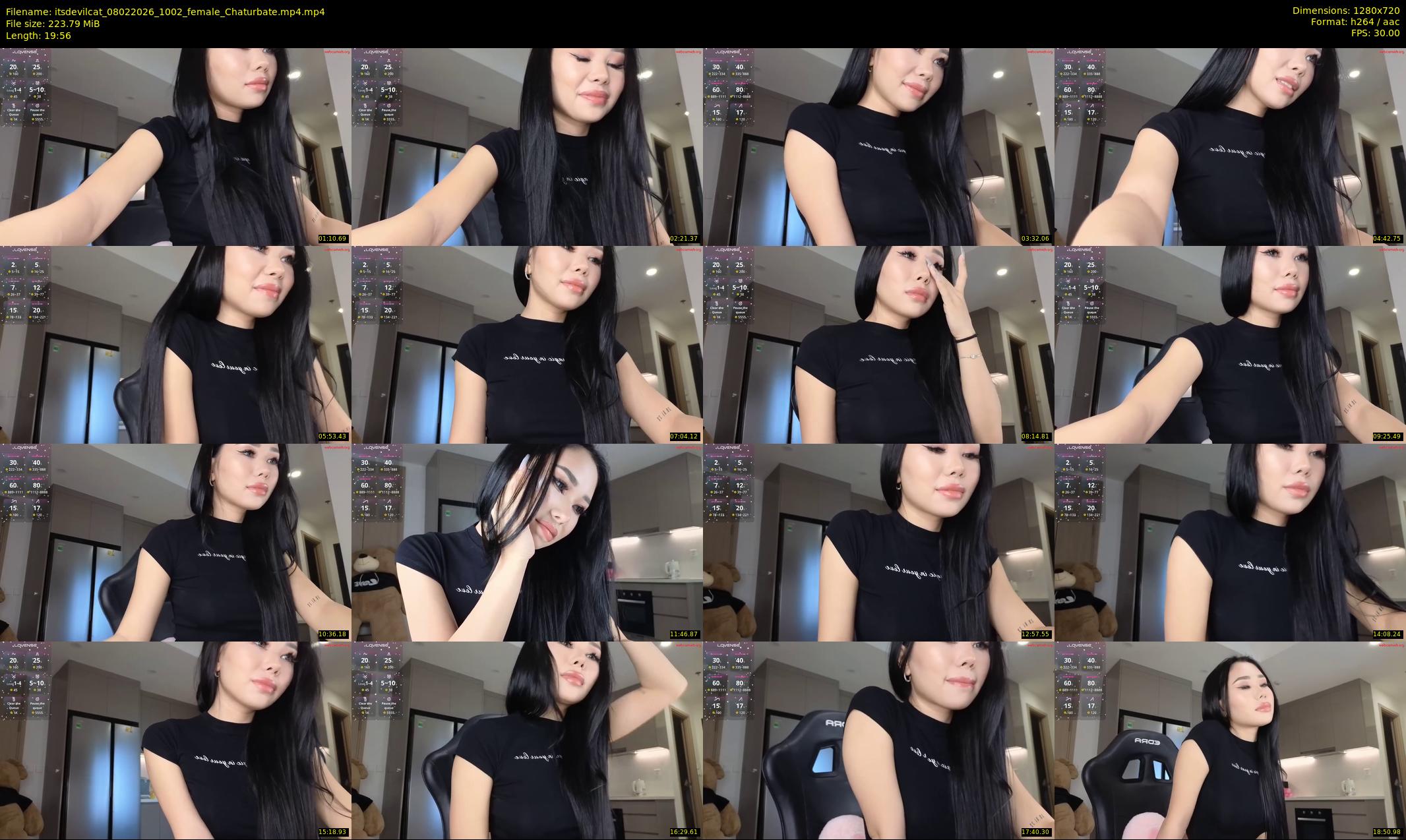 itsdevilcat — Chaturbate Female stripcam clip, Feb 8, 2026