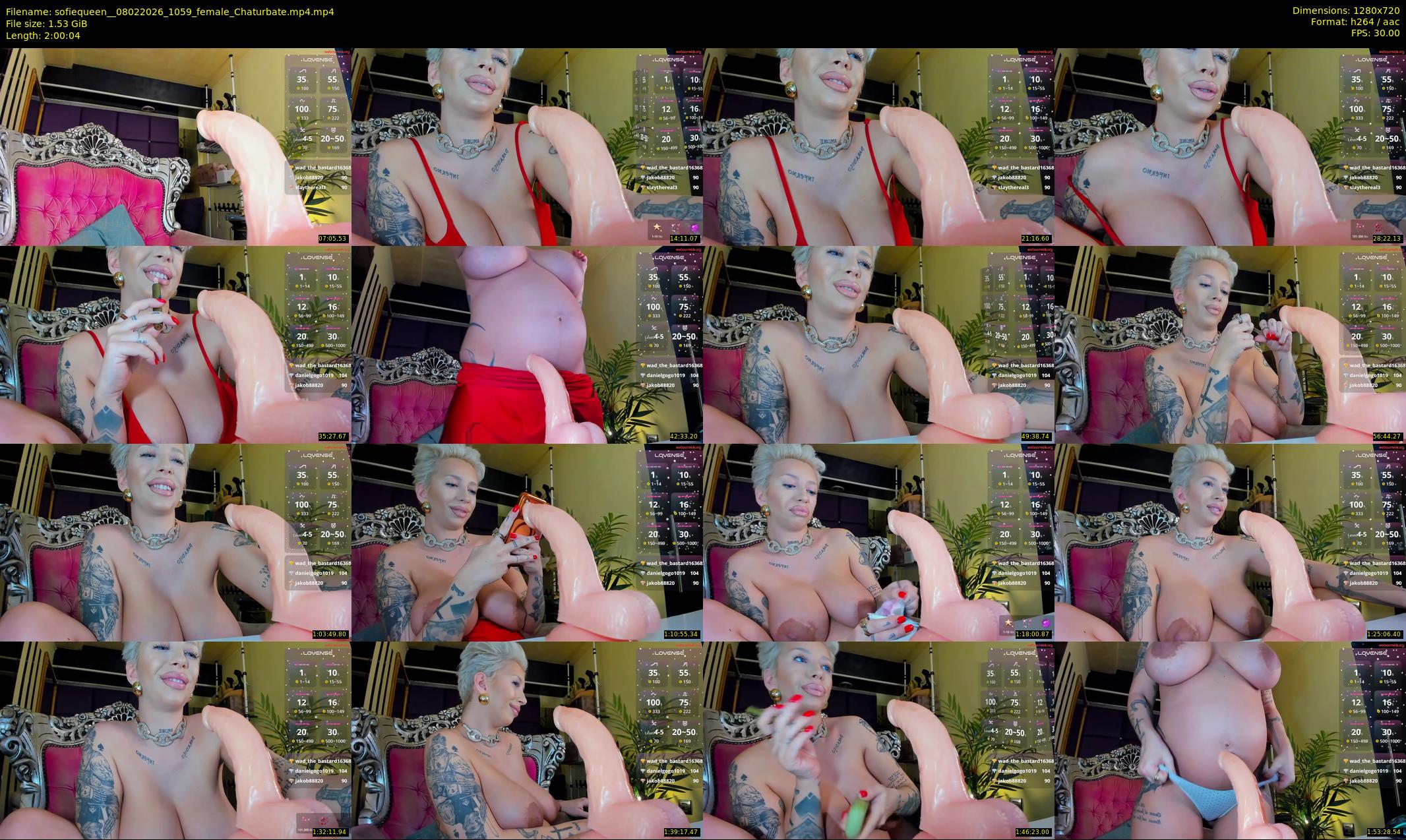 sofiequeen_ — Chaturbate Female stripcam clip, Feb 8, 2026