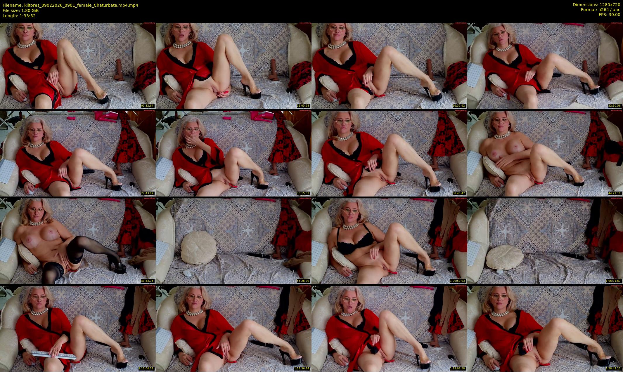 klitores — Chaturbate Female stripcam clip, Feb 9, 2026