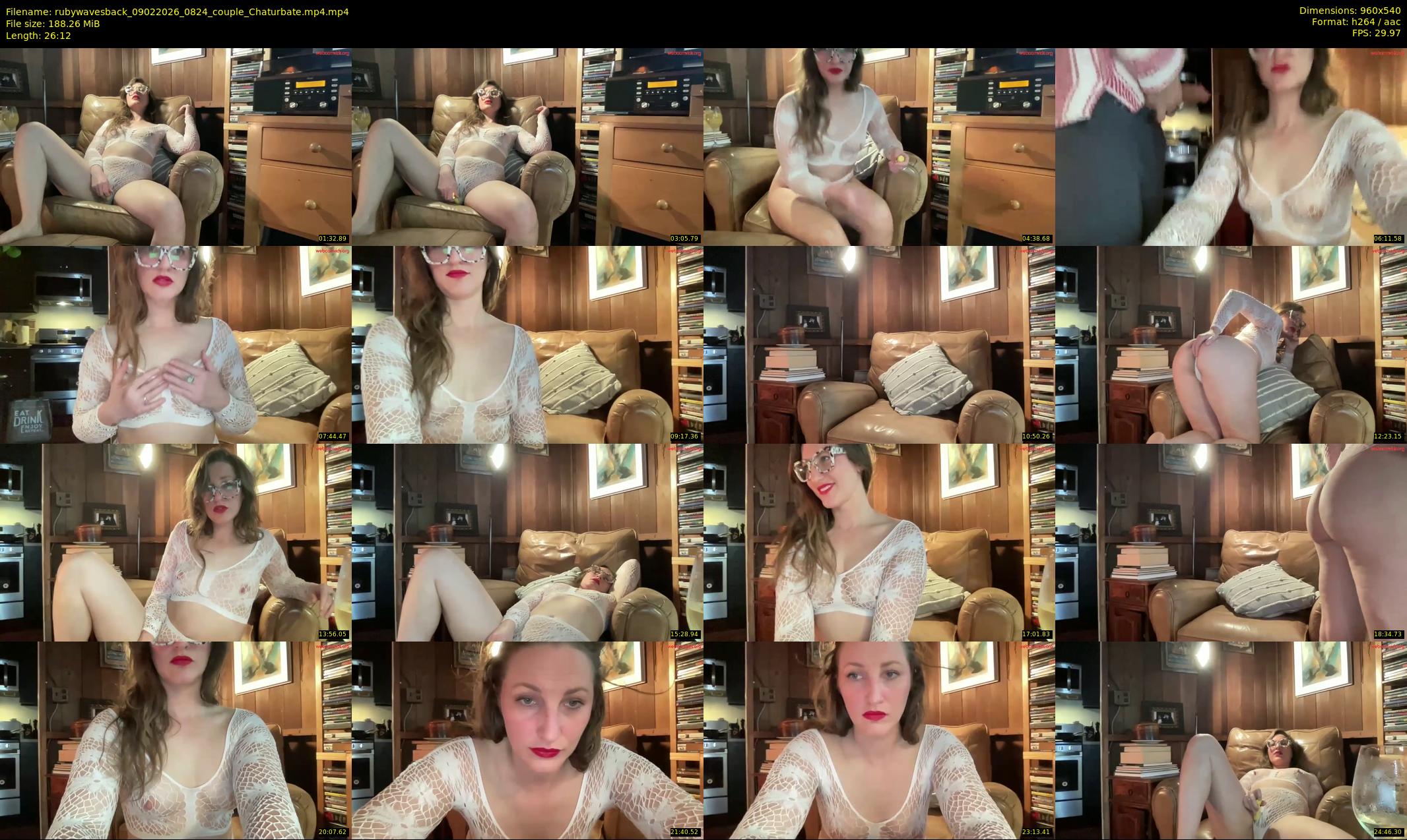 rubywavesback — 27 minute Chaturbate Couple stripcam clip, Feb 9, 2026