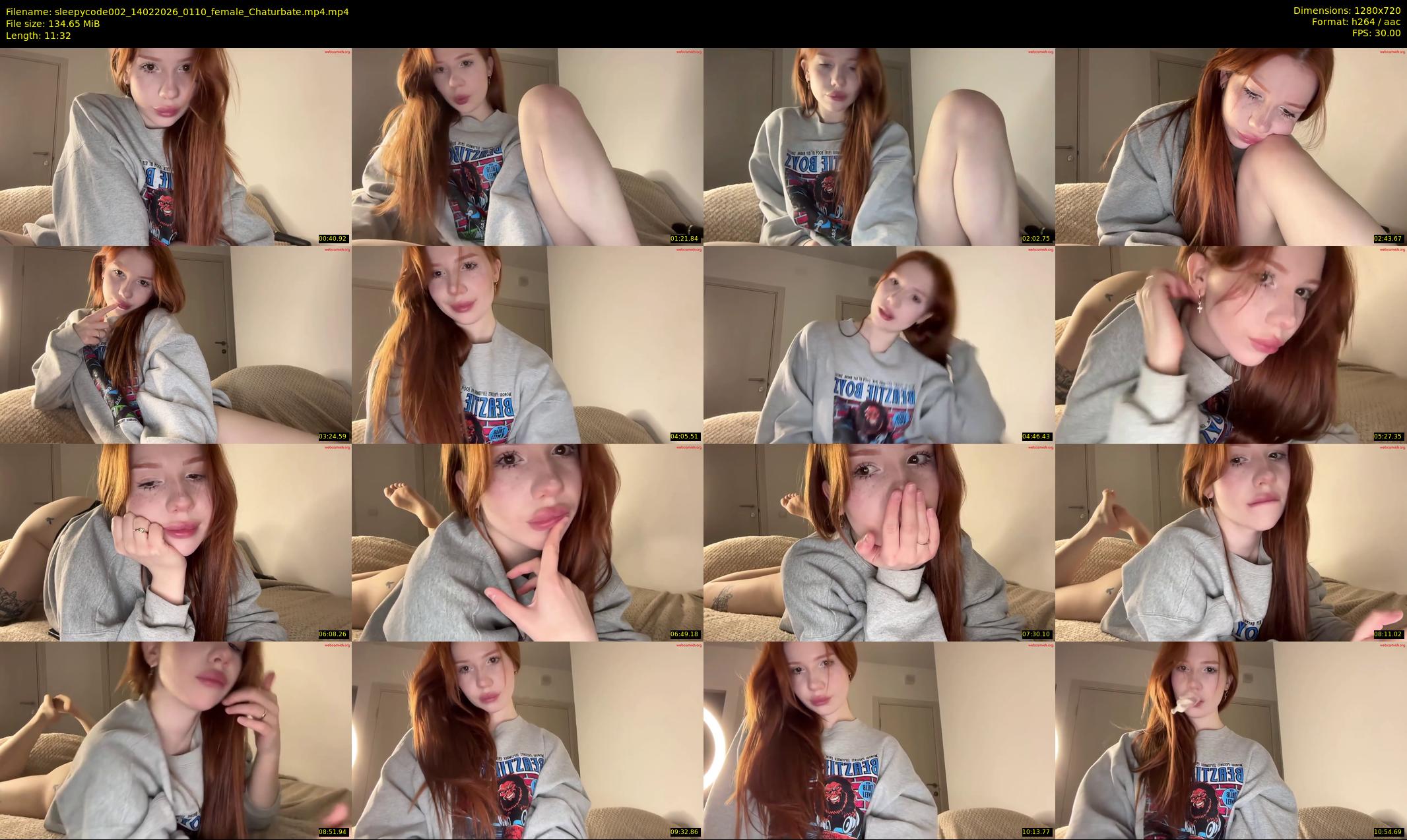sleepycode002 — Chaturbate Female stripcam clip, Feb 13, 2026
