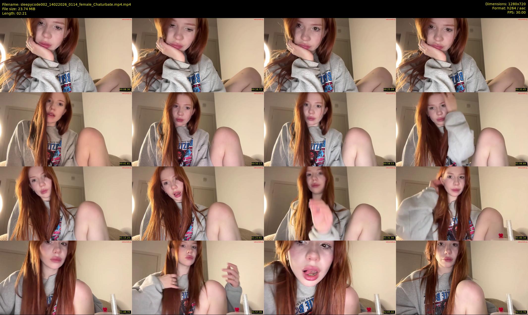 sleepycode002 — Chaturbate Female stripcam clip, Feb 13, 2026