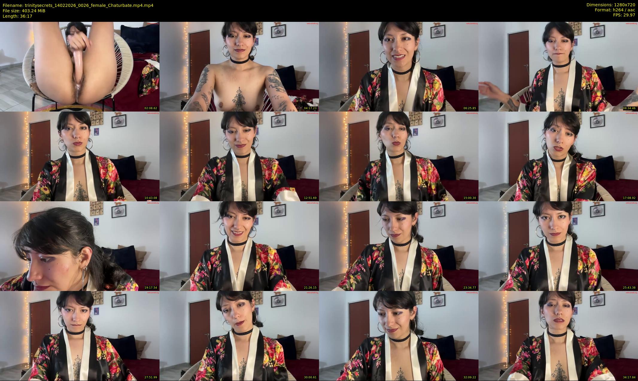 trinitysecrets — Chaturbate Female stripcam clip, Feb 13, 2026