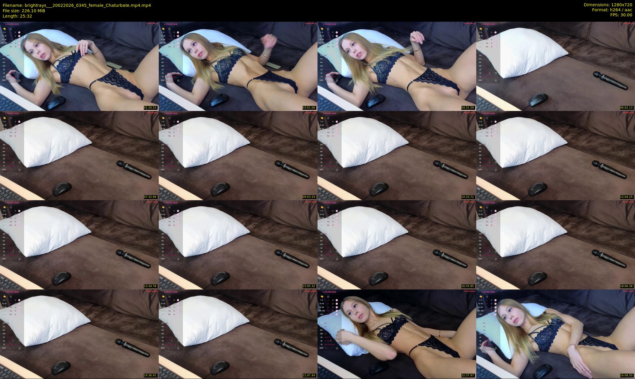 brightrays__ — Chaturbate Female stripcam clip, Feb 23, 2026