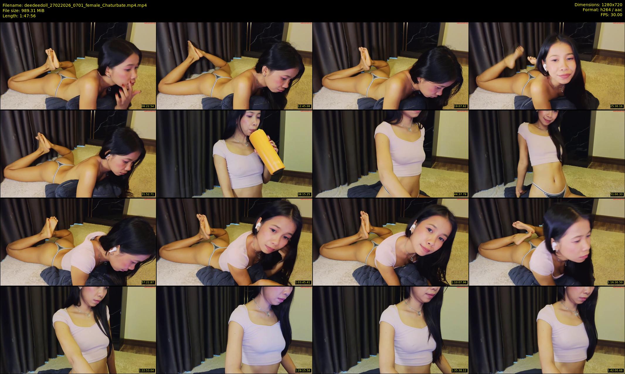 deedeedoll — Chaturbate Female stripcam clip, Feb 27, 2026