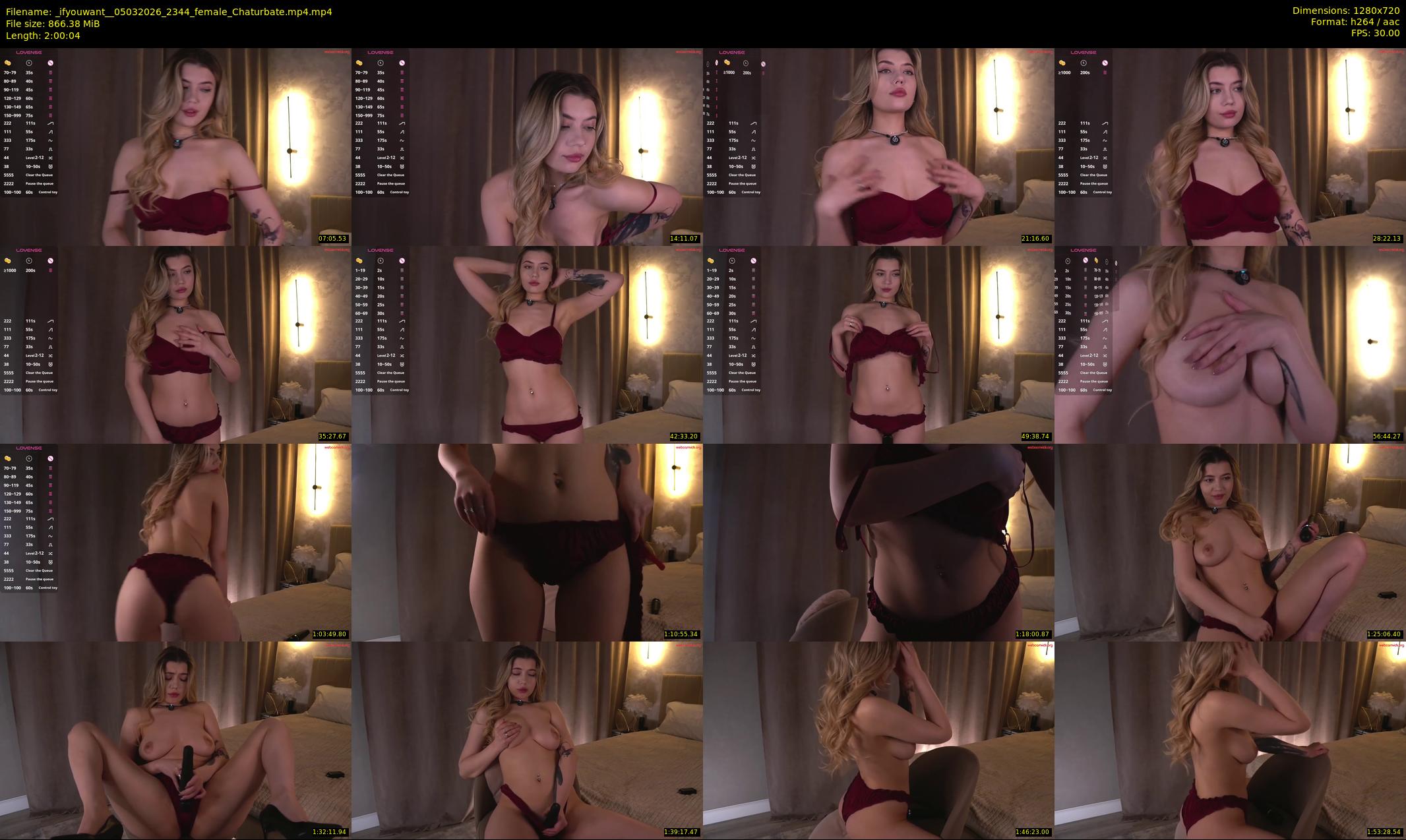 _ifyouwant_ — Chaturbate Female stripcam clip, Mar 5, 2026
