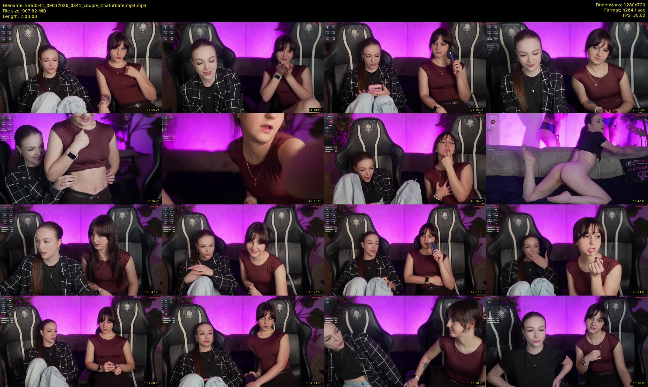 kira0541 — Chaturbate Couple stripcam clip, Mar 8, 2026