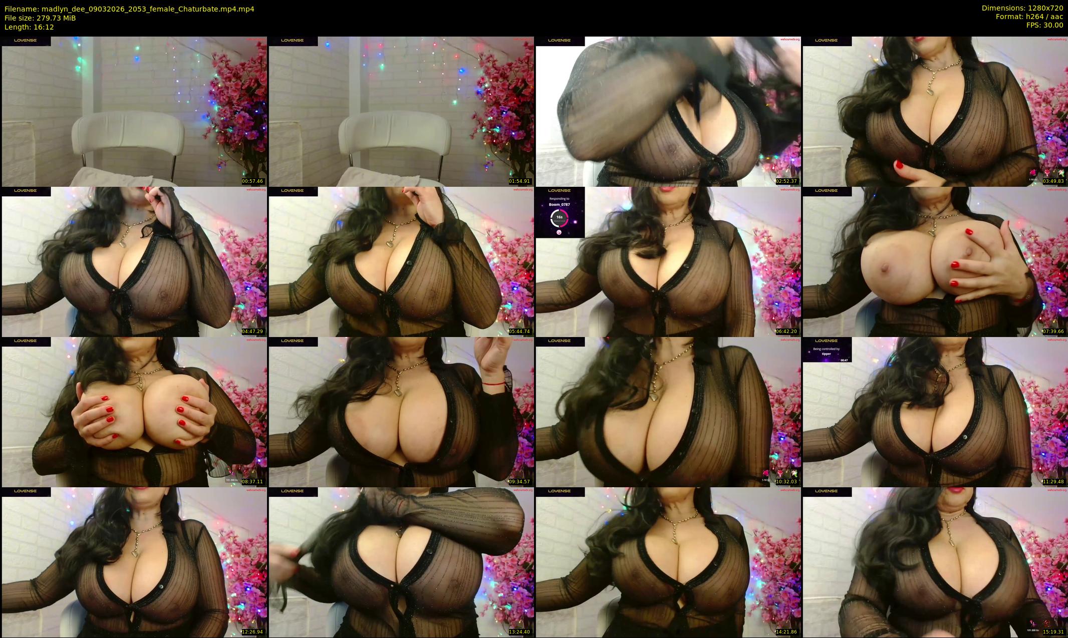 madlyn_dee — Chaturbate Female stripcam clip, Mar 9, 2026