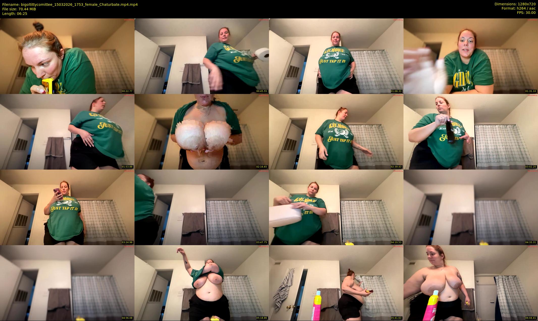 bigoltittycomittee — Chaturbate Female stripcam clip, Mar 15, 2026
