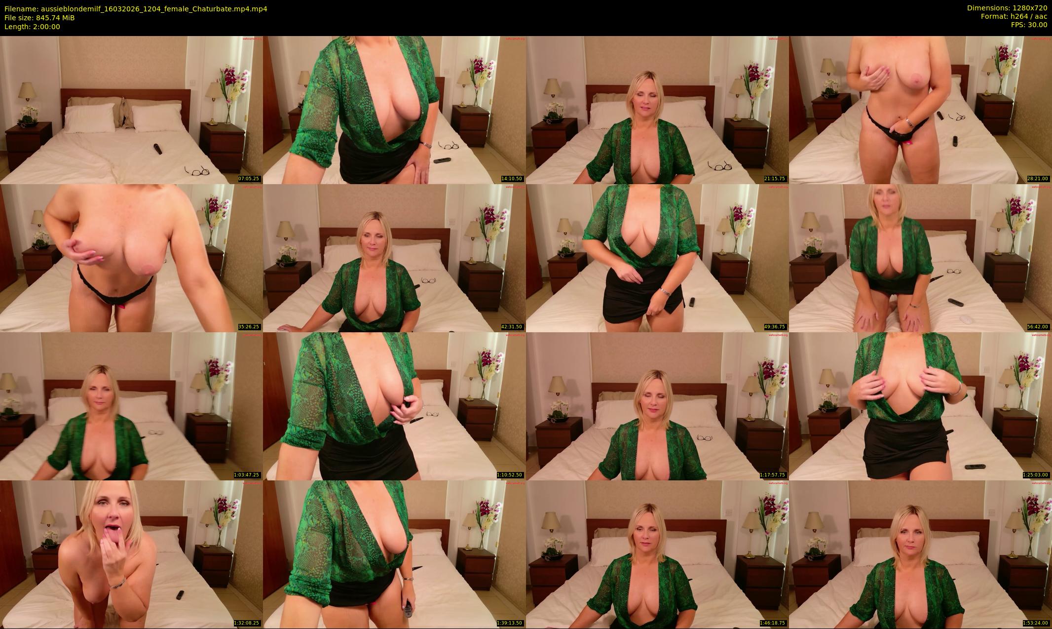 aussieblondemilf — Chaturbate Female stripcam clip, Mar 16, 2026