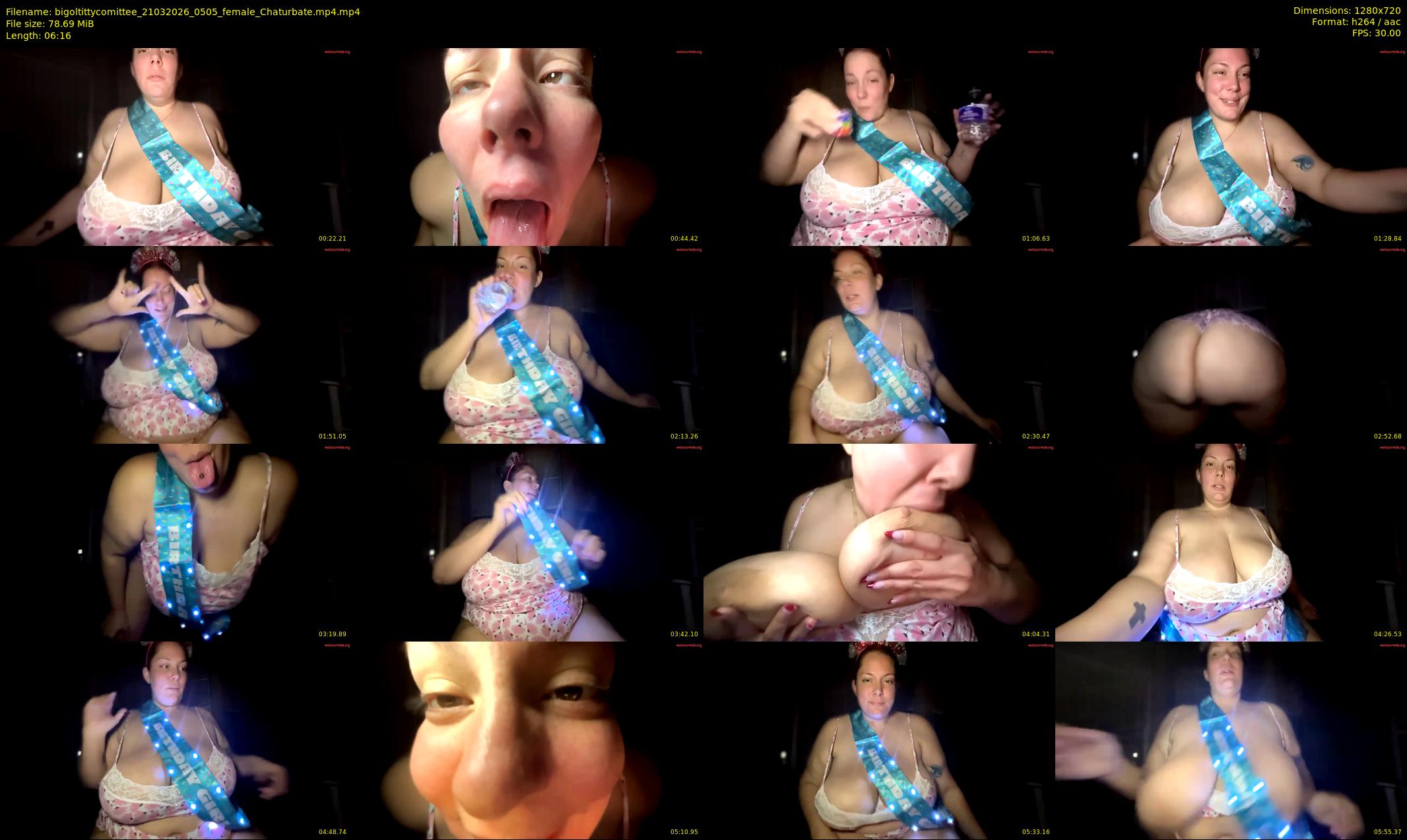 bigoltittycomittee — Chaturbate Female stripcam clip, Mar 21, 2026