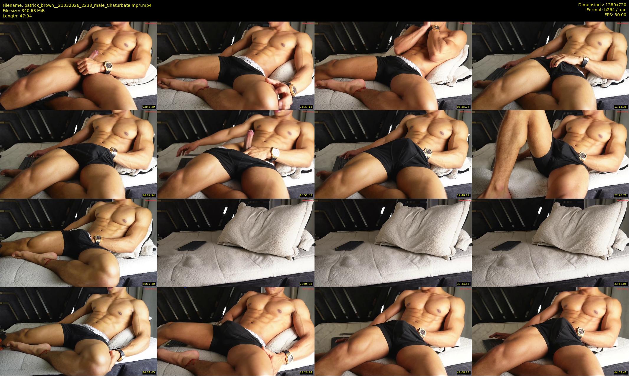 patrick_brown_ — Chaturbate Male stripcam clip, Mar 21, 2026