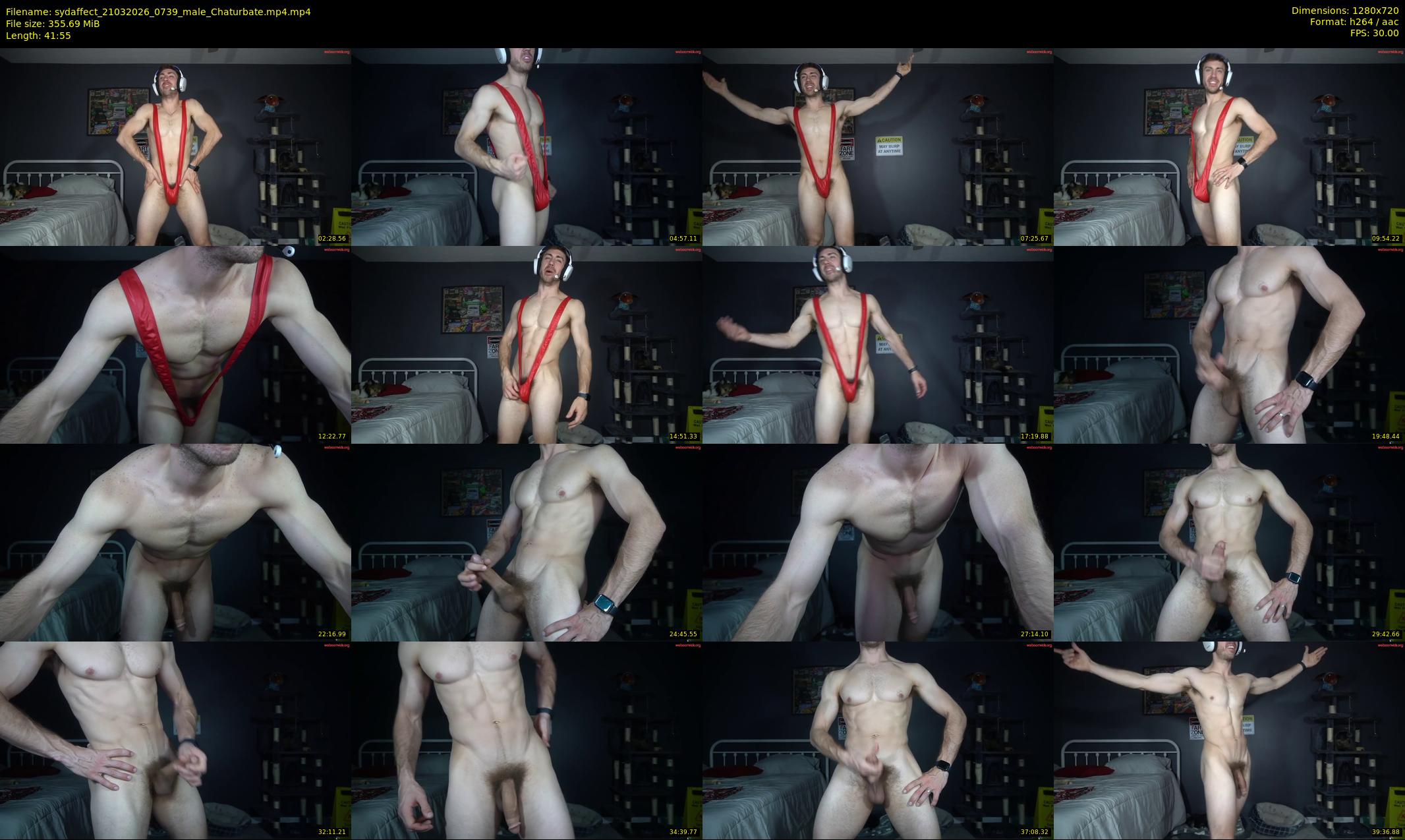 sydaffect — Chaturbate Male stripcam clip, Mar 21, 2026