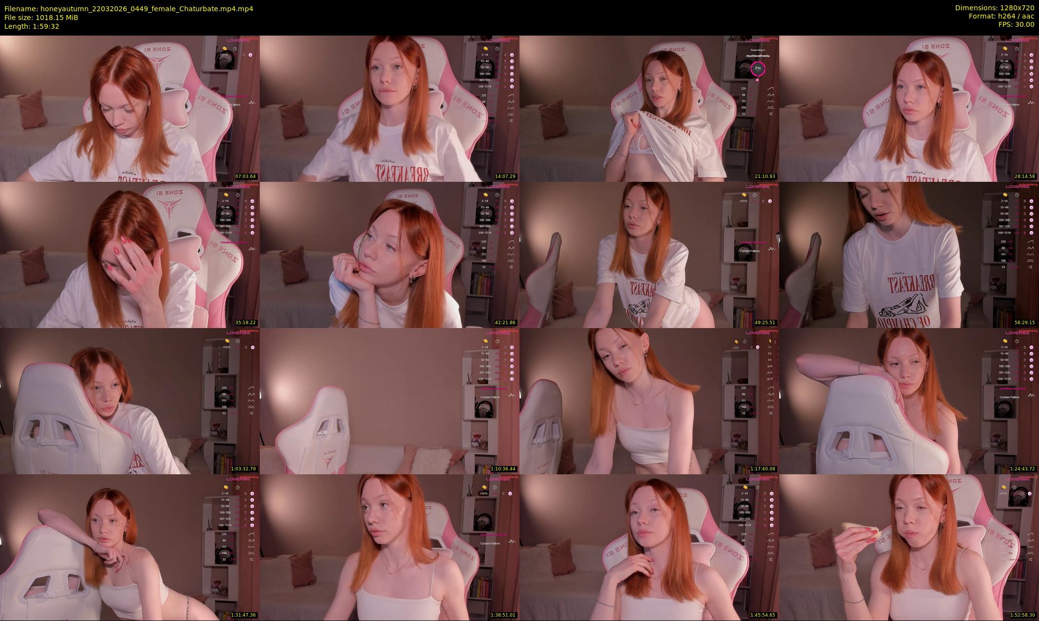 honeyautumn — Chaturbate Female stripcam clip, Mar 22, 2026