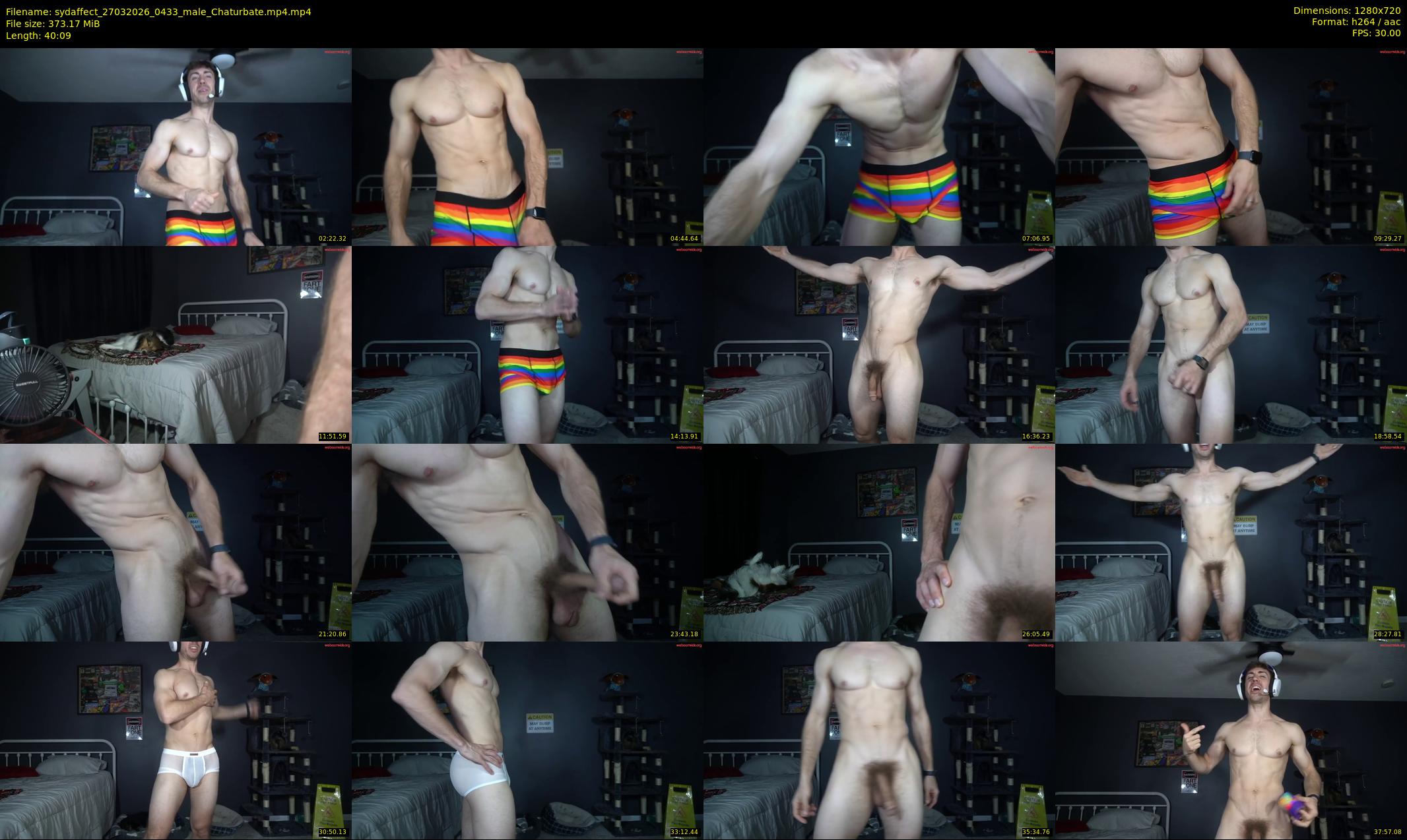 sydaffect — Chaturbate Male stripcam clip, Mar 26, 2026
