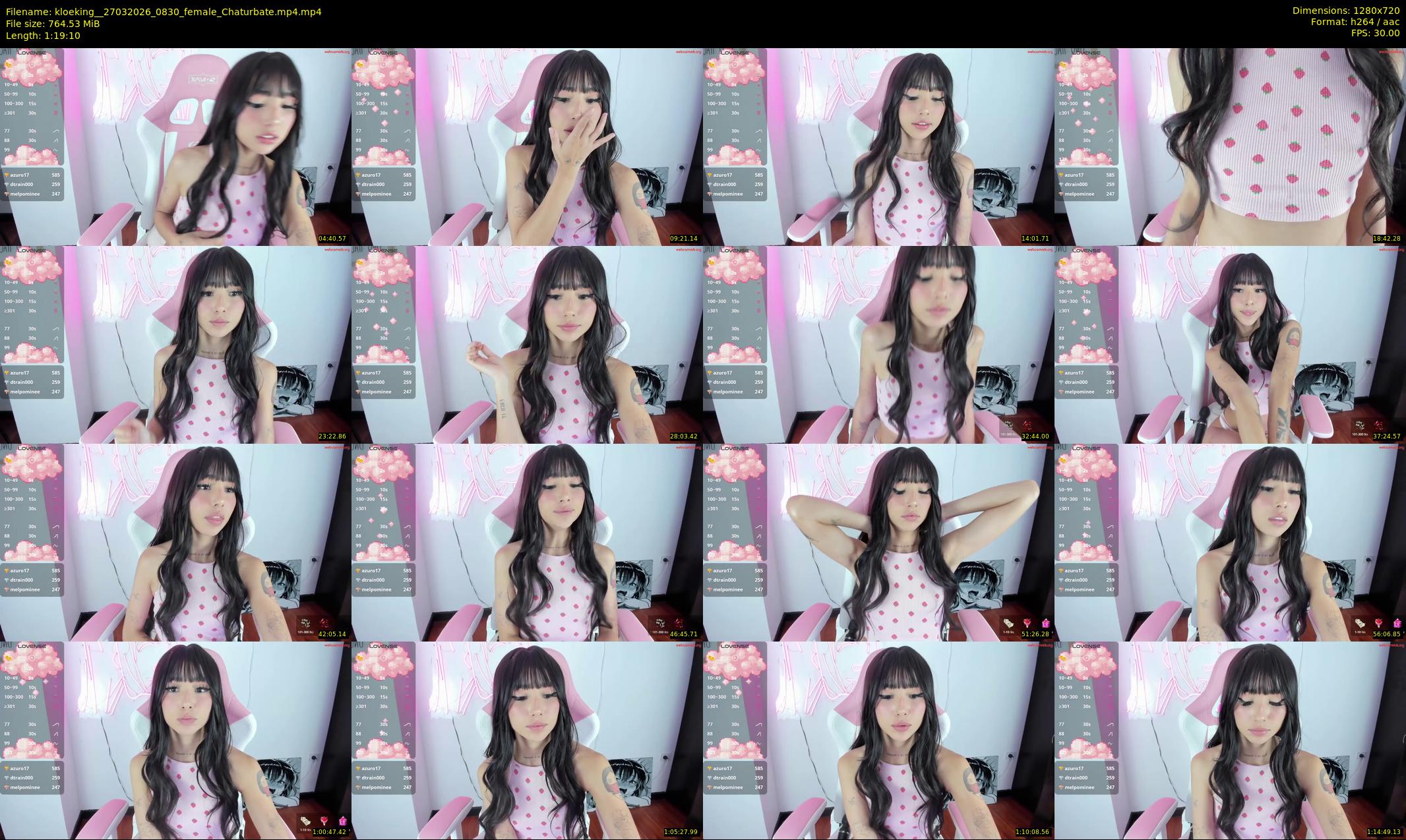 kloeking_ — Chaturbate Female stripcam clip, Mar 27, 2026