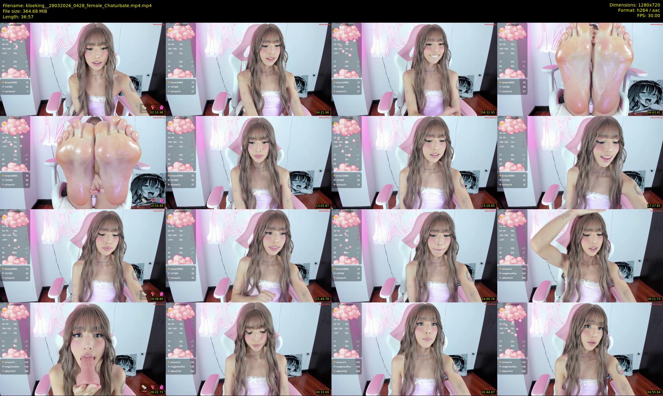 kloeking_ — Chaturbate Female stripcam clip, Mar 27, 2026