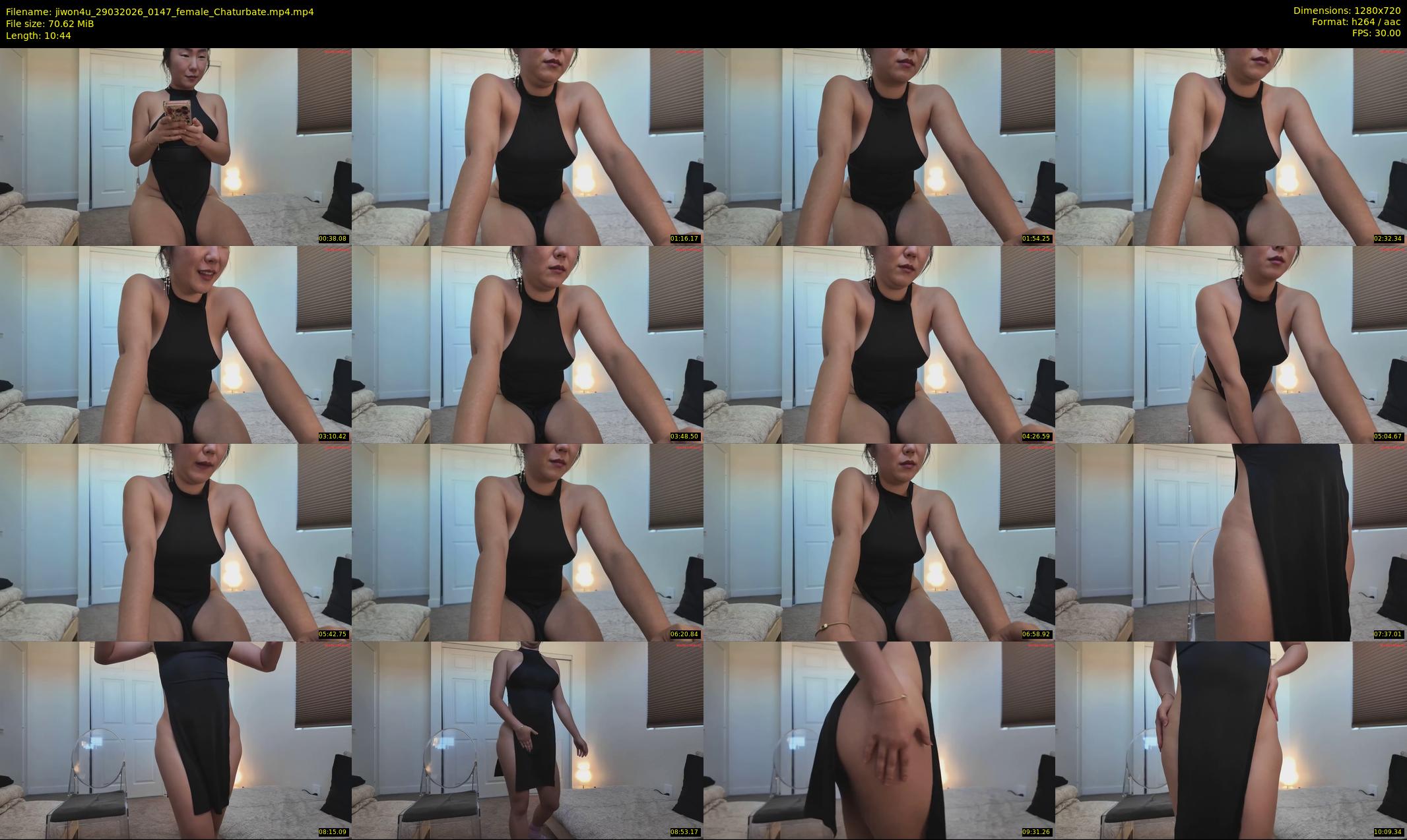 jiwon4u — Chaturbate Female stripcam clip, Mar 28, 2026