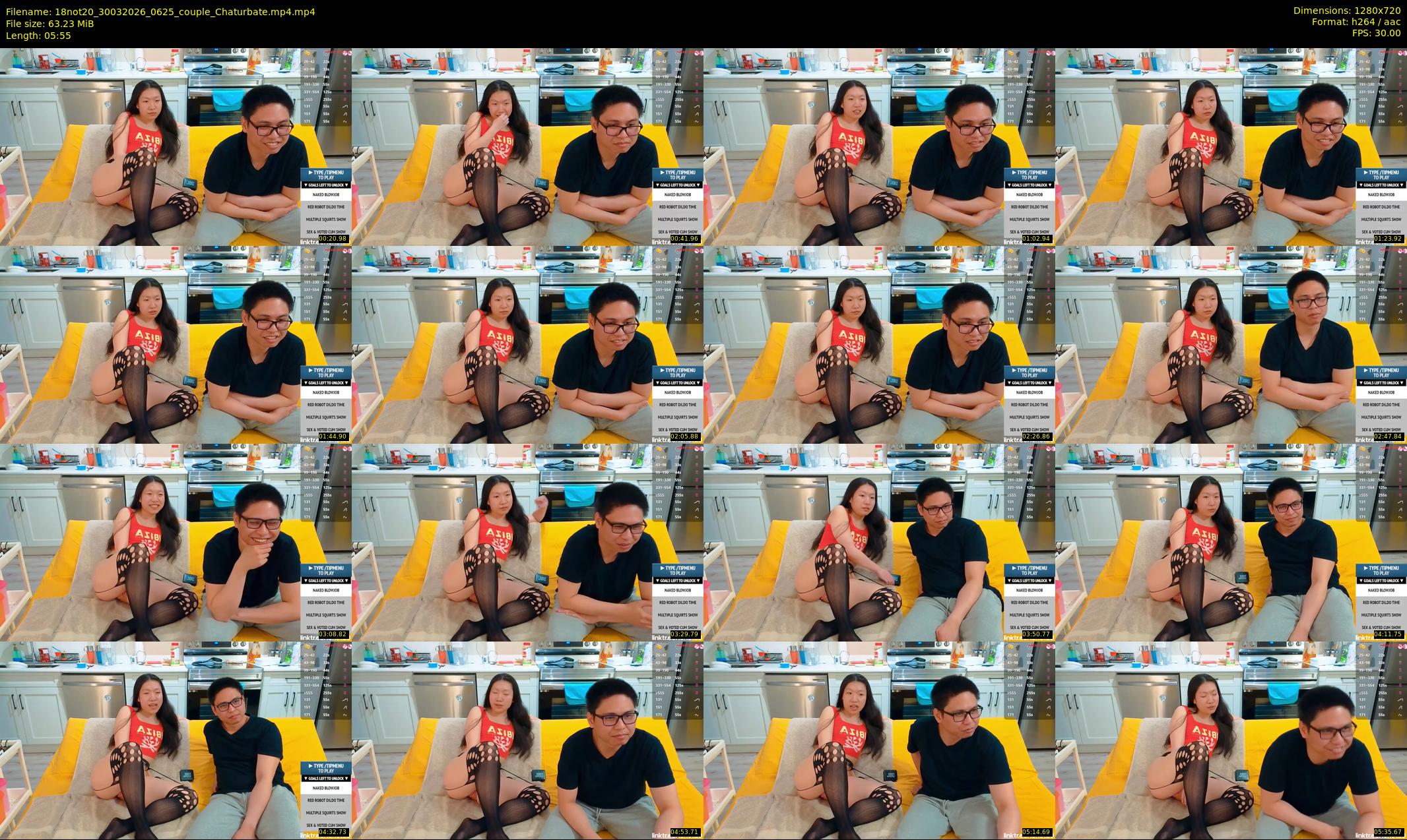 18not20 — Chaturbate Couple stripcam clip, Mar 30, 2026