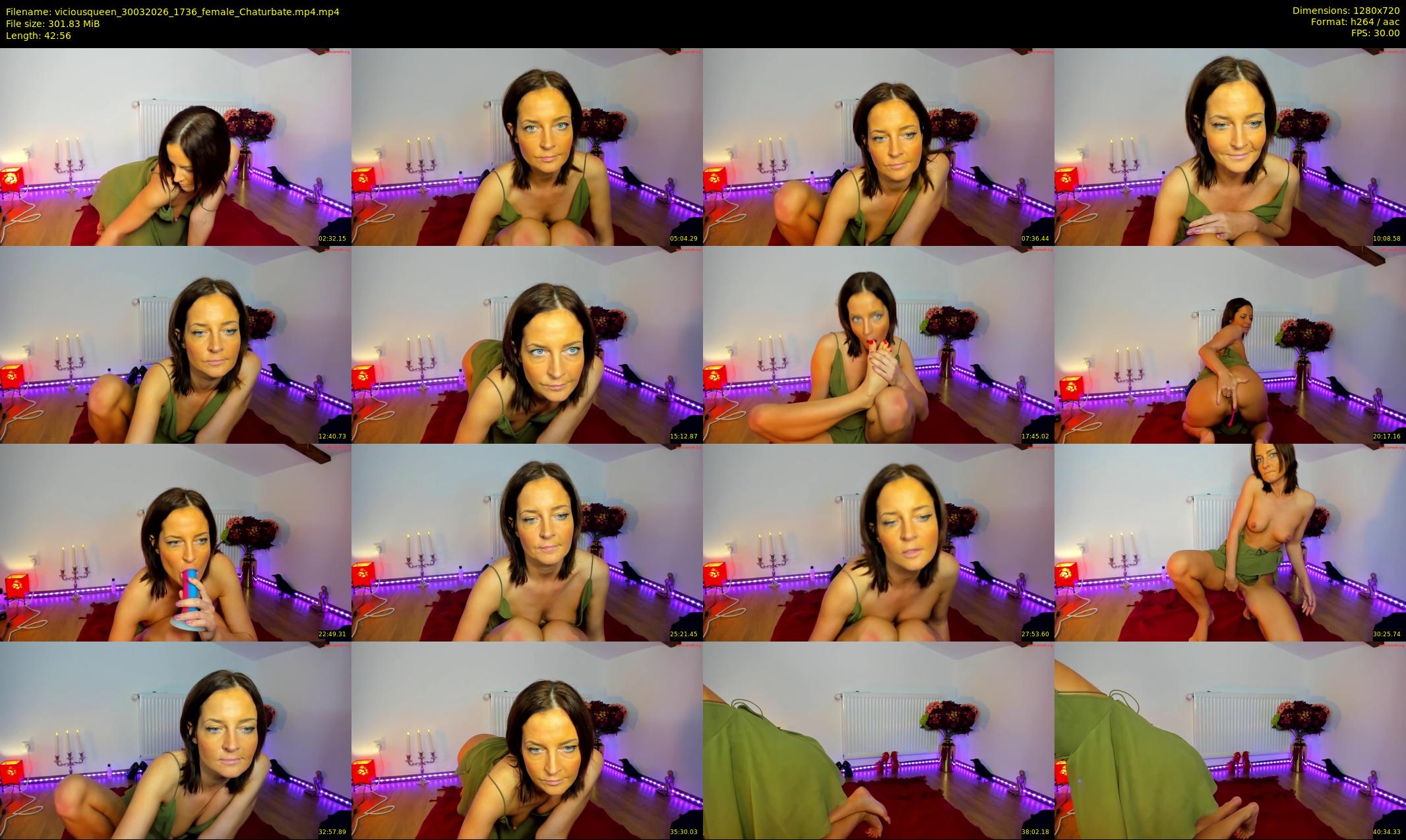 viciousqueen — Chaturbate Female stripcam clip, Mar 30, 2026