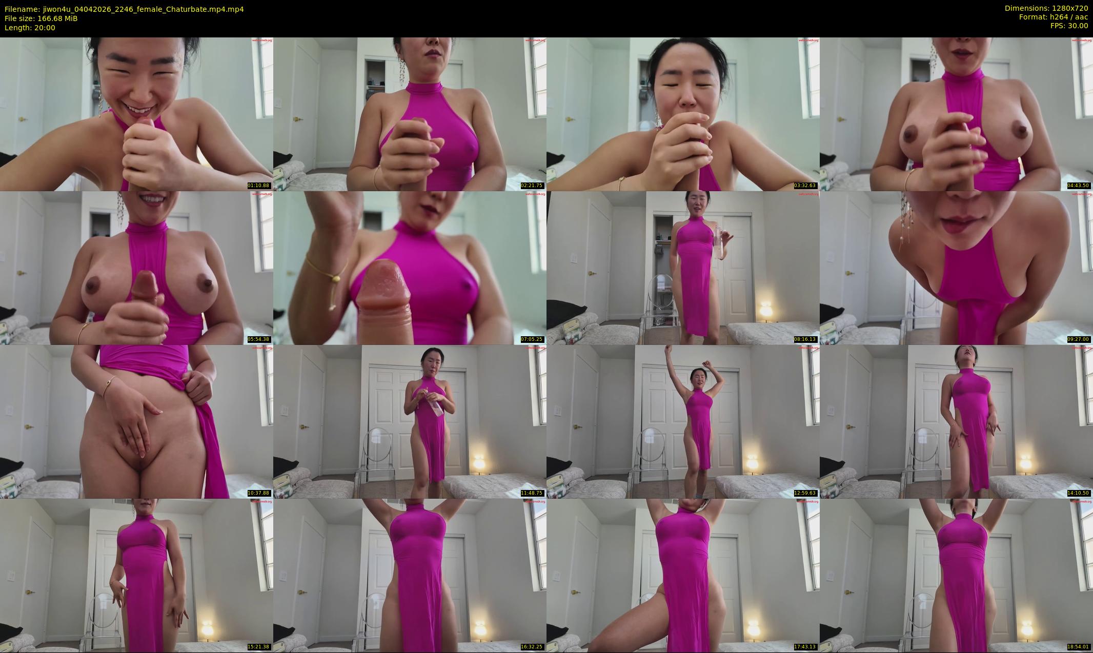 jiwon4u — Chaturbate Female stripcam clip, Apr 4, 2026