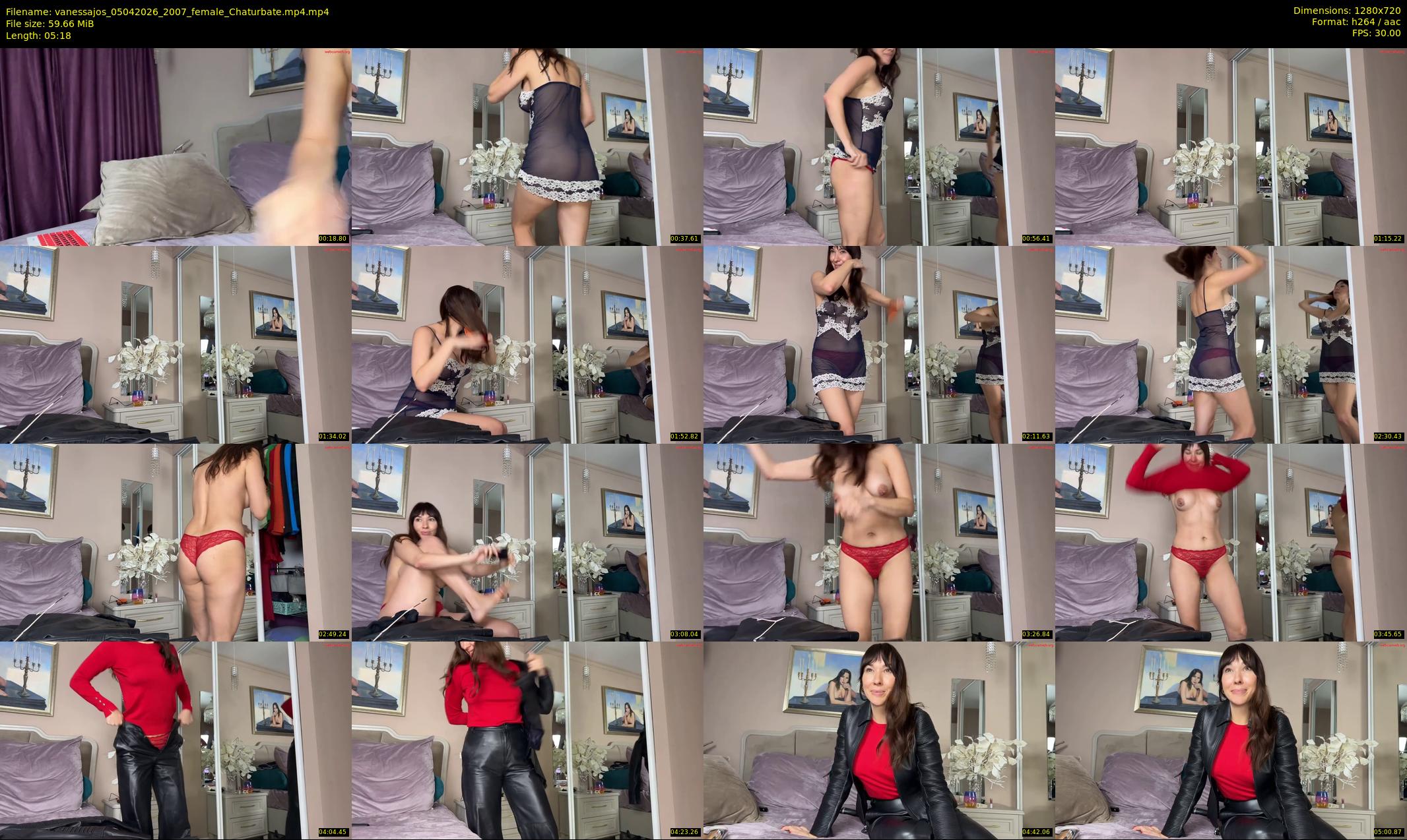vanessajos — Chaturbate Female stripcam clip, Apr 5, 2026