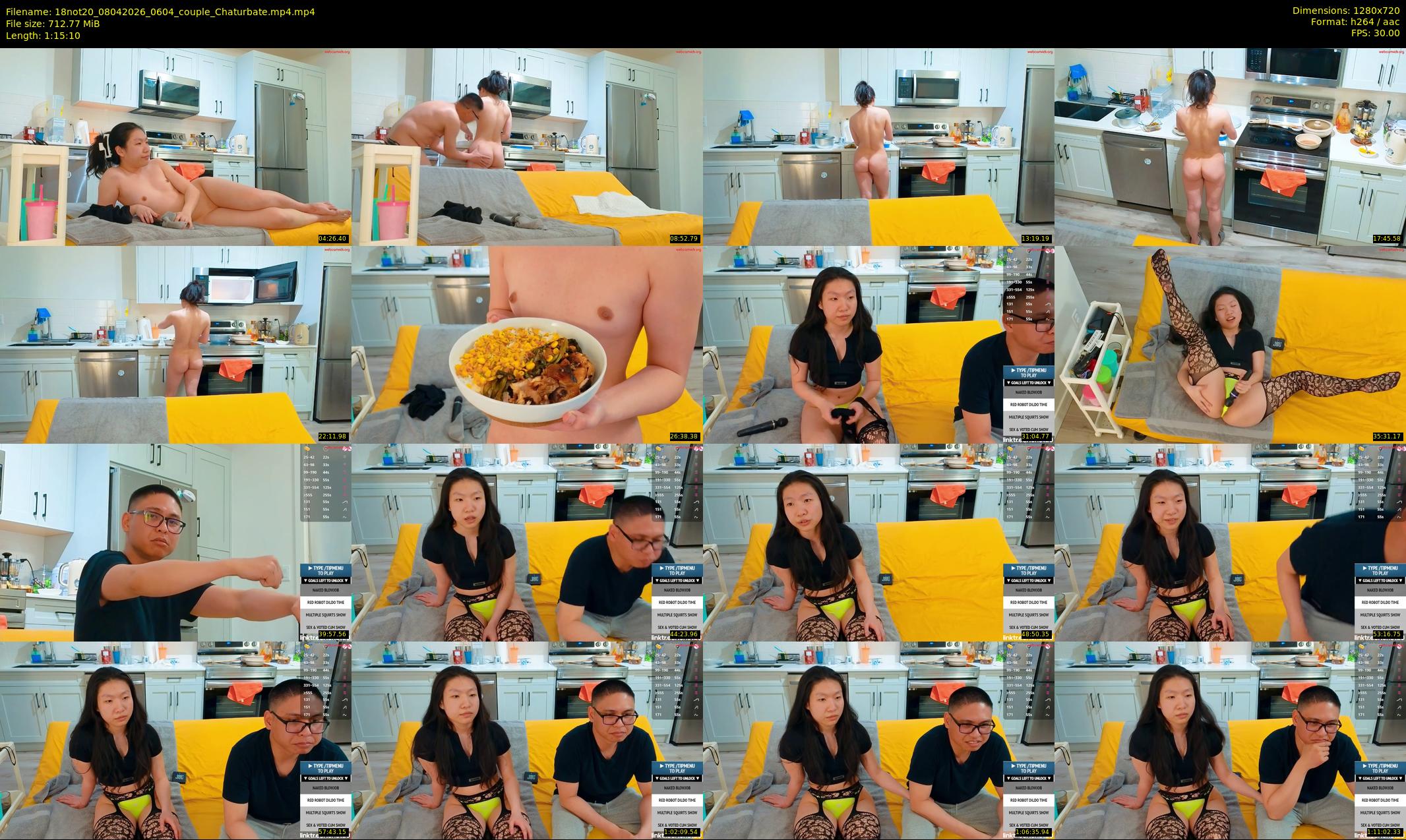 18not20 — Chaturbate Couple stripcam clip, Apr 8, 2026