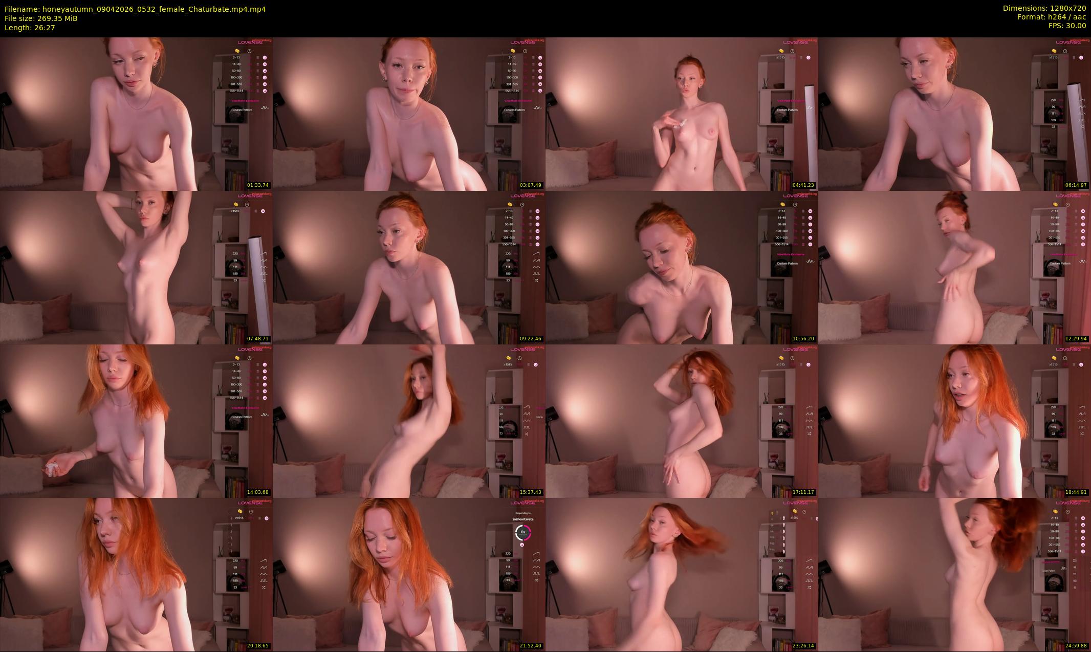 honeyautumn — Chaturbate Female stripcam clip, Apr 8, 2026