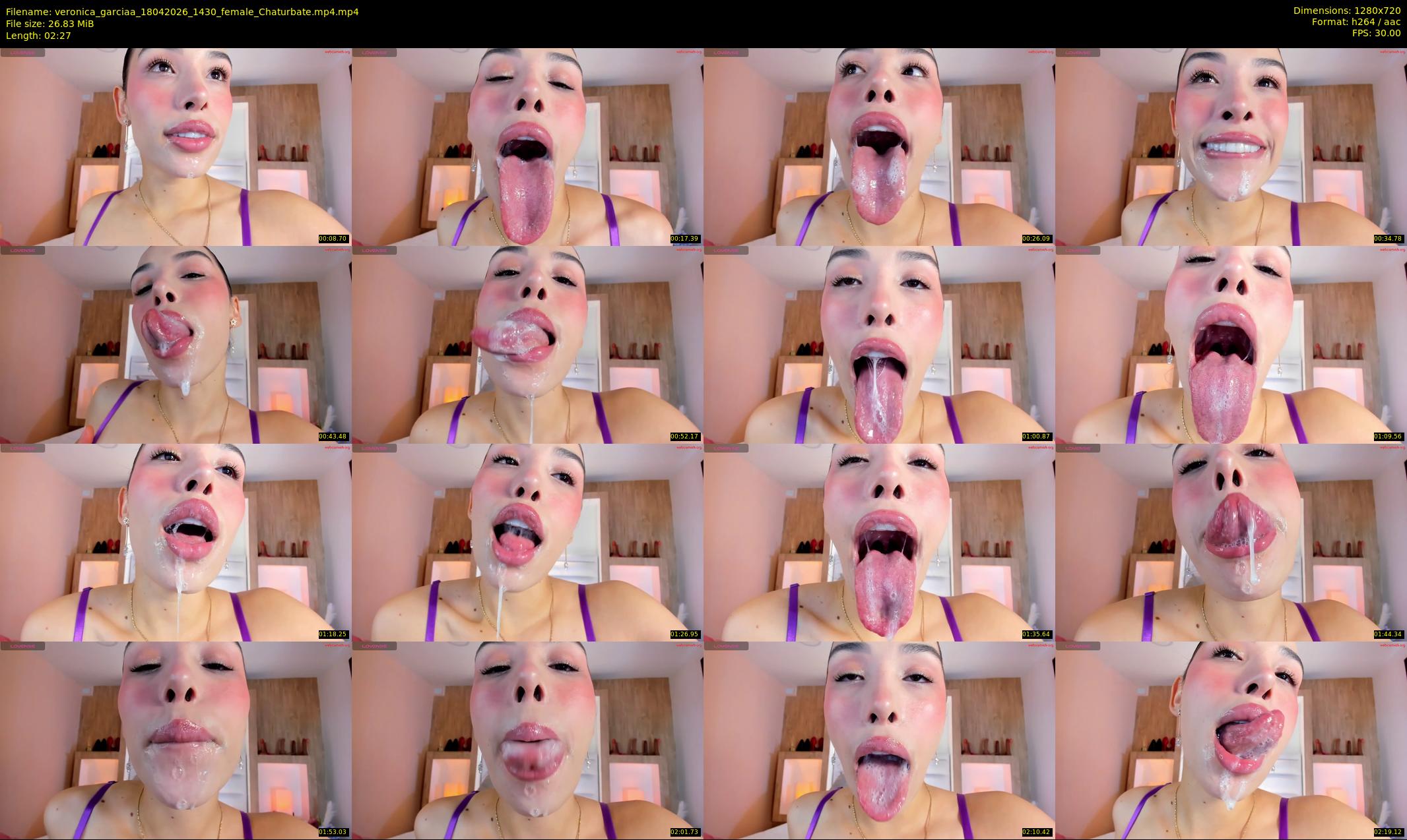 veronica_garciaa — Chaturbate Female stripcam clip, Apr 18, 2026