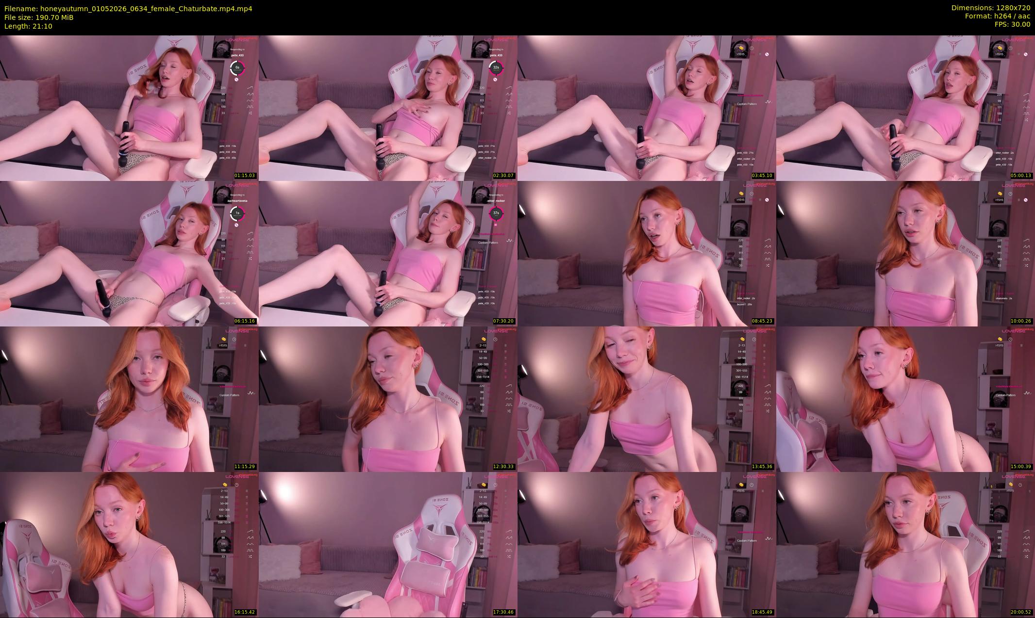 honeyautumn — Chaturbate Female stripcam clip, May 1, 2026