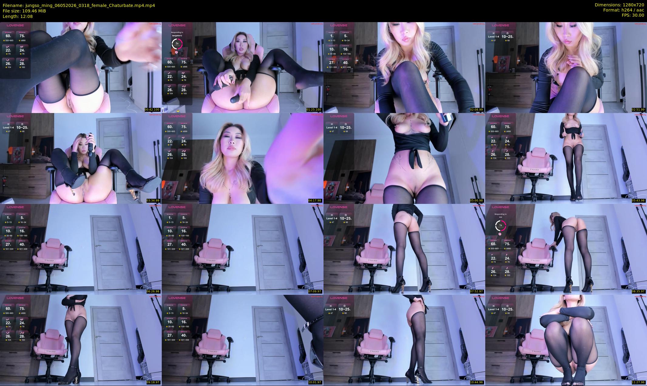 jungso_ming — Chaturbate Female stripcam clip, May 6, 2026