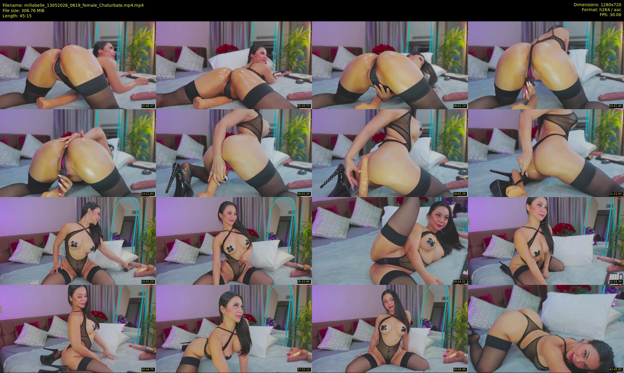 millabelle — Chaturbate Female stripcam clip, May 13, 2026