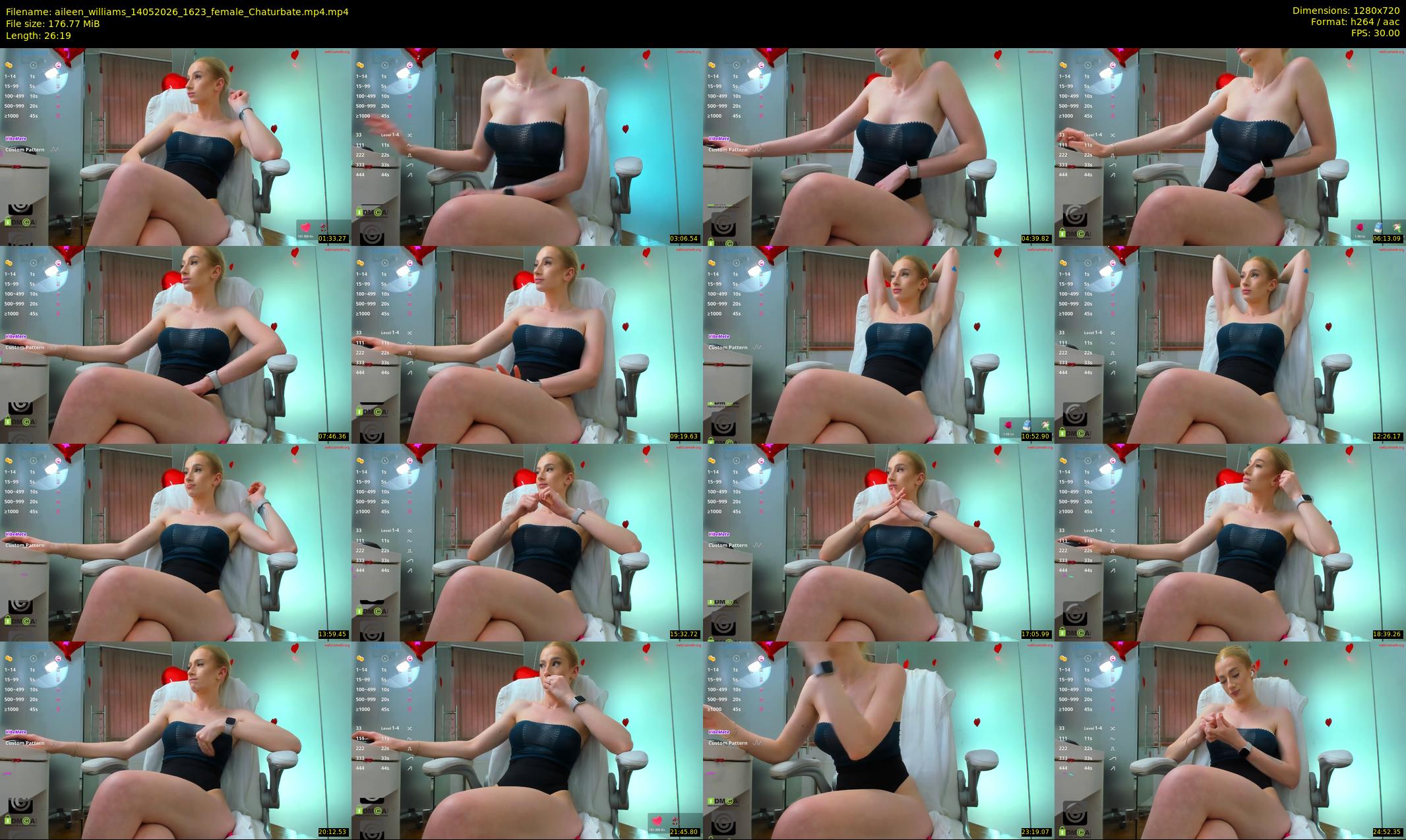 aileen_williams — Chaturbate Female stripcam clip, May 14, 2026