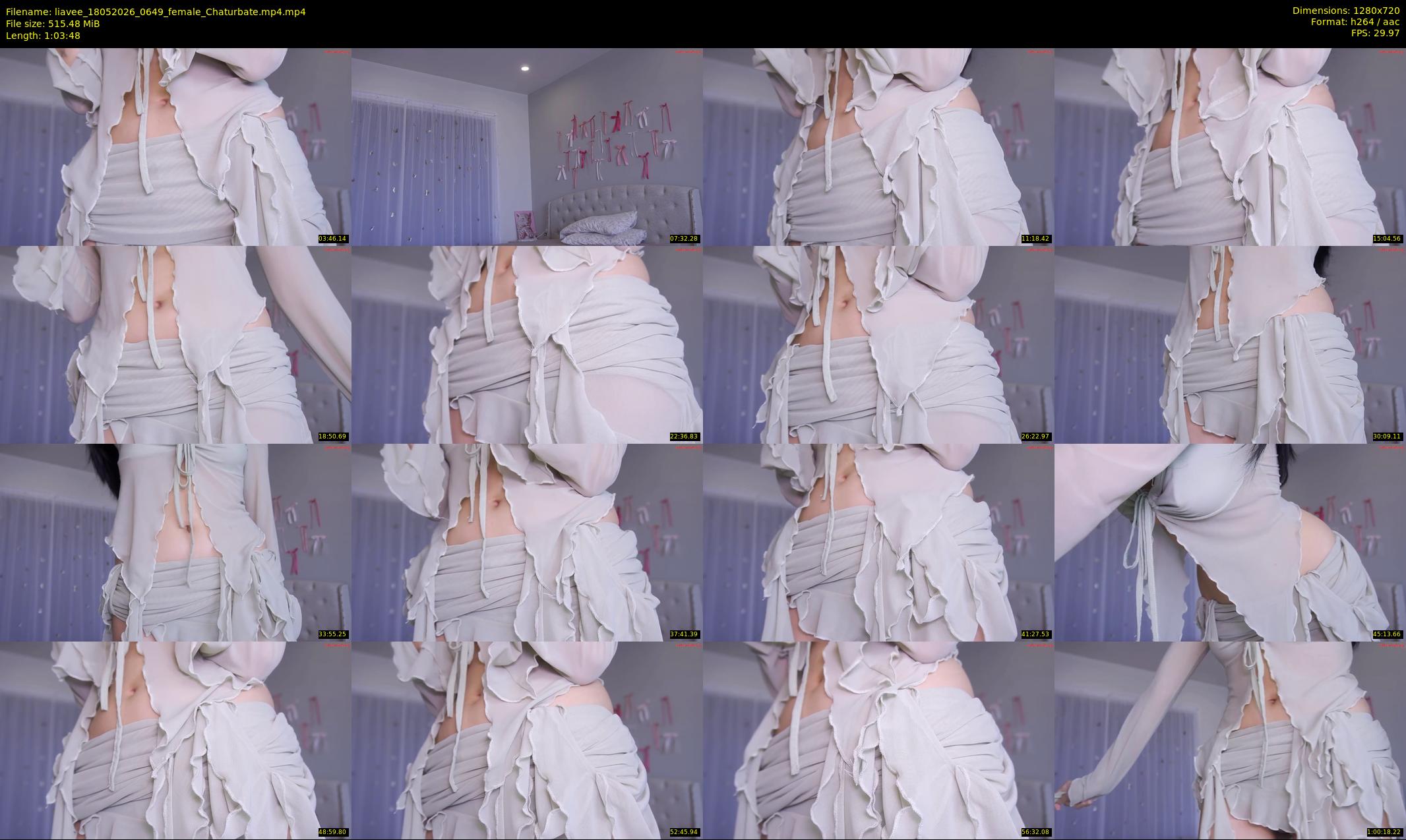 liavee — Chaturbate Female stripcam clip, May 18, 2026