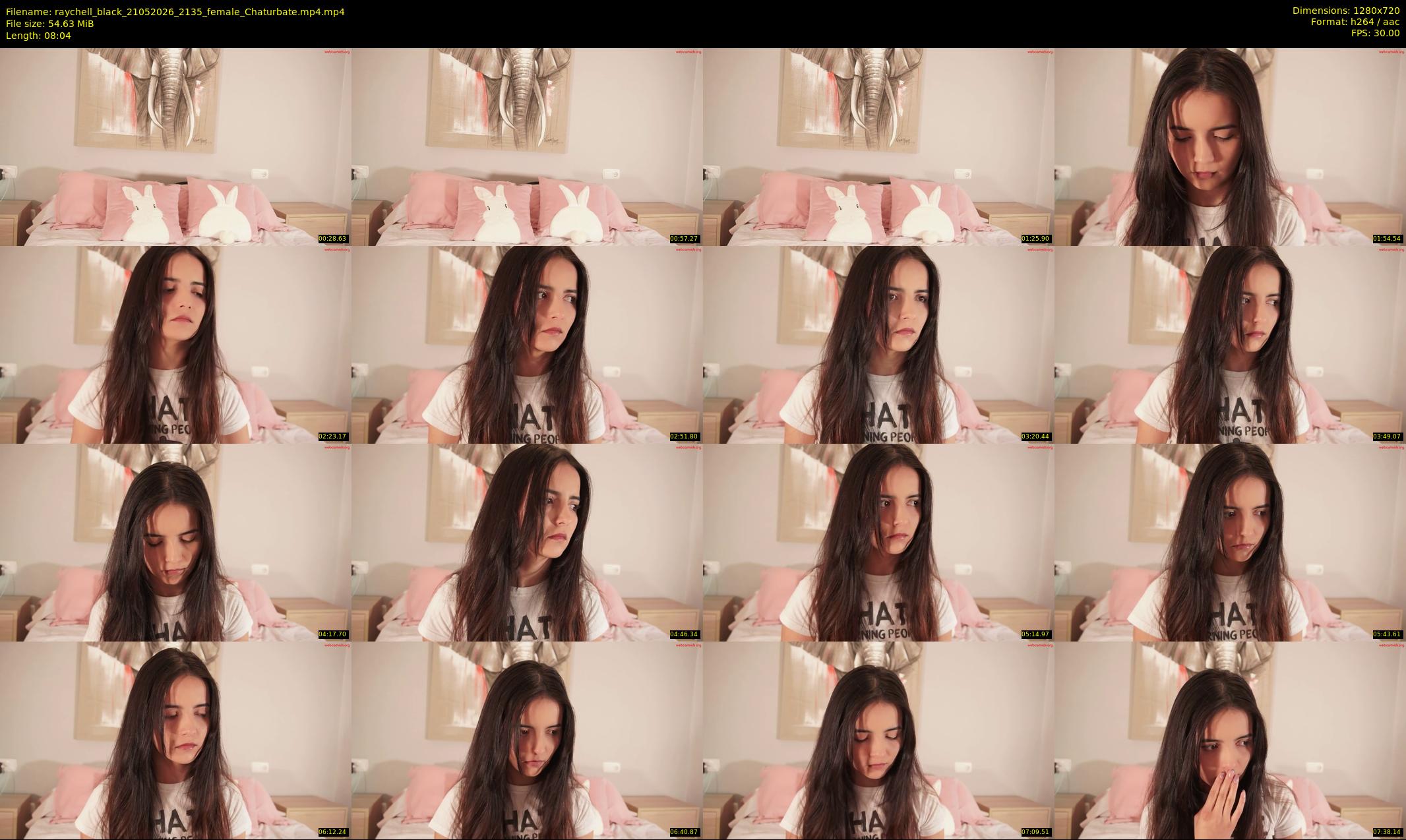 raychell_black — Chaturbate Female stripcam clip, May 21, 2026