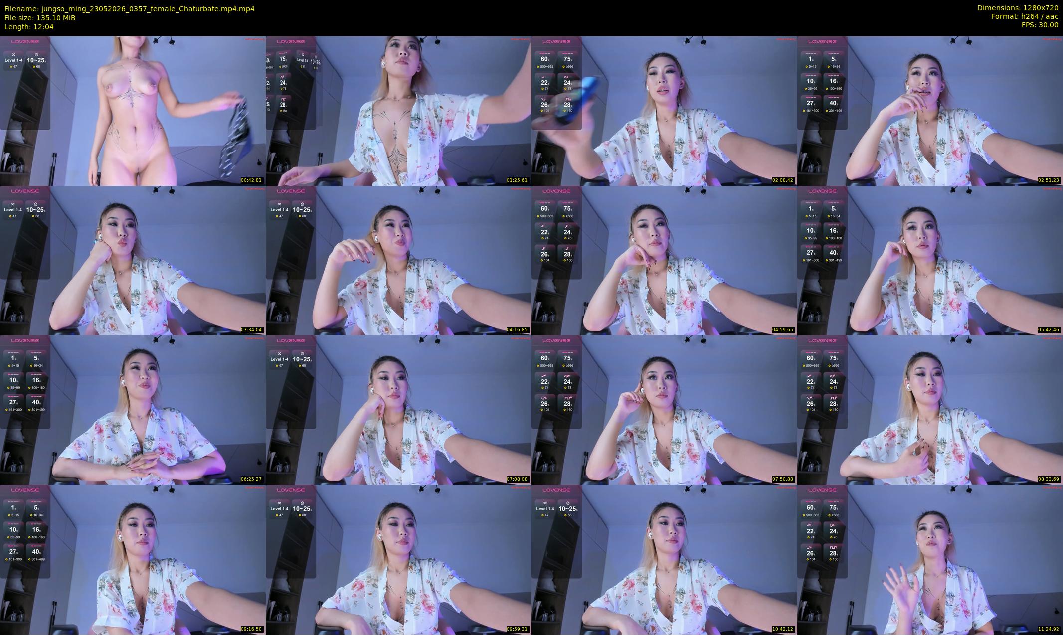 jungso_ming — Chaturbate Female stripcam clip, May 23, 2026