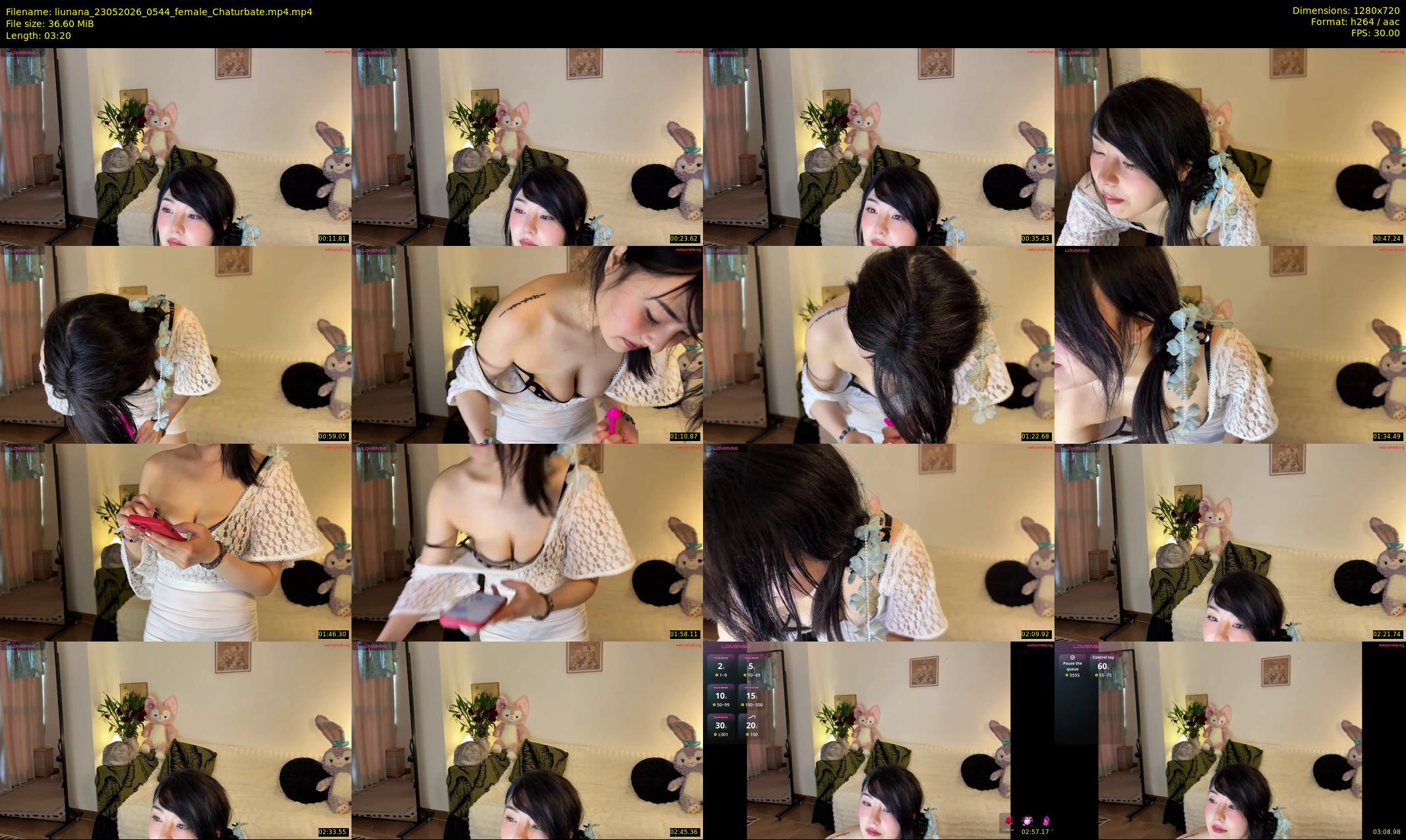 liunana — Chaturbate Female stripcam clip, May 23, 2026