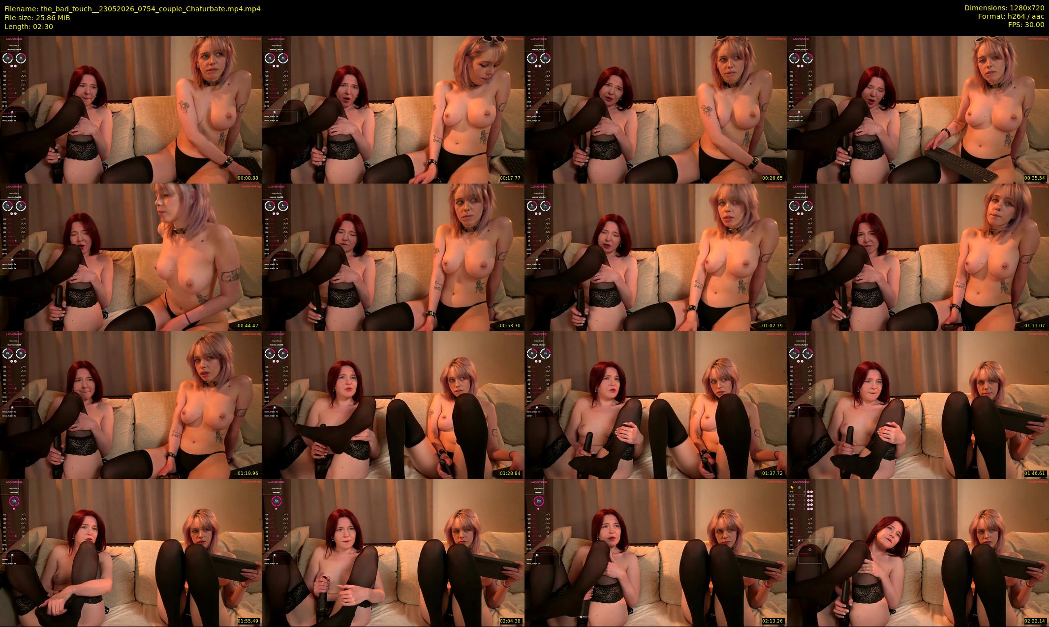 the_bad_touch_ — Chaturbate Couple stripcam clip, May 23, 2026