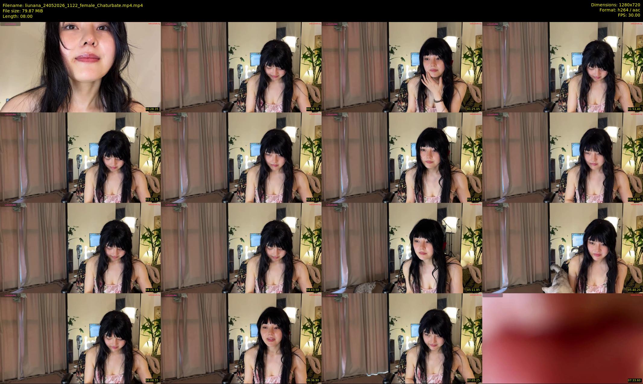 liunana — Chaturbate Female stripcam clip, May 24, 2026